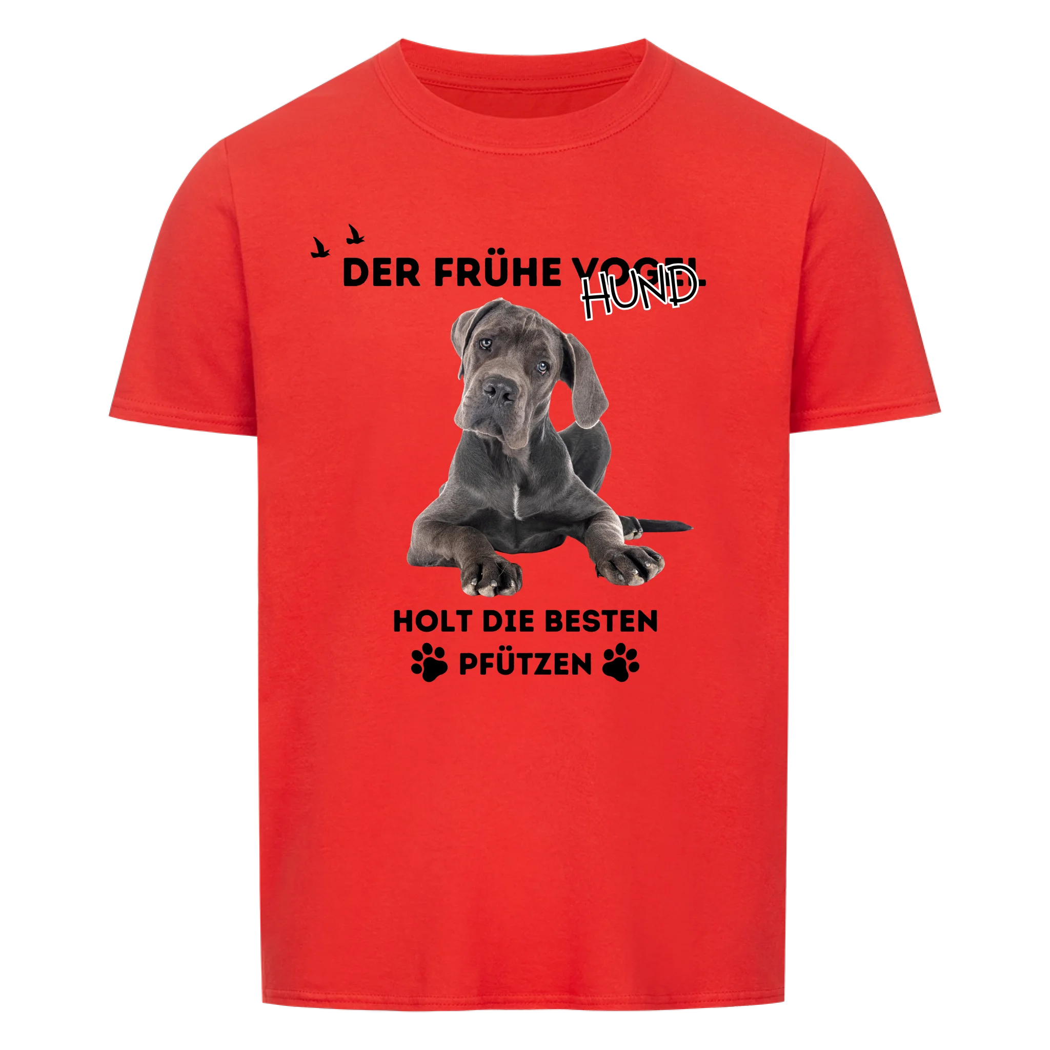 Der frühe Vogel - Shirt personalisierbar