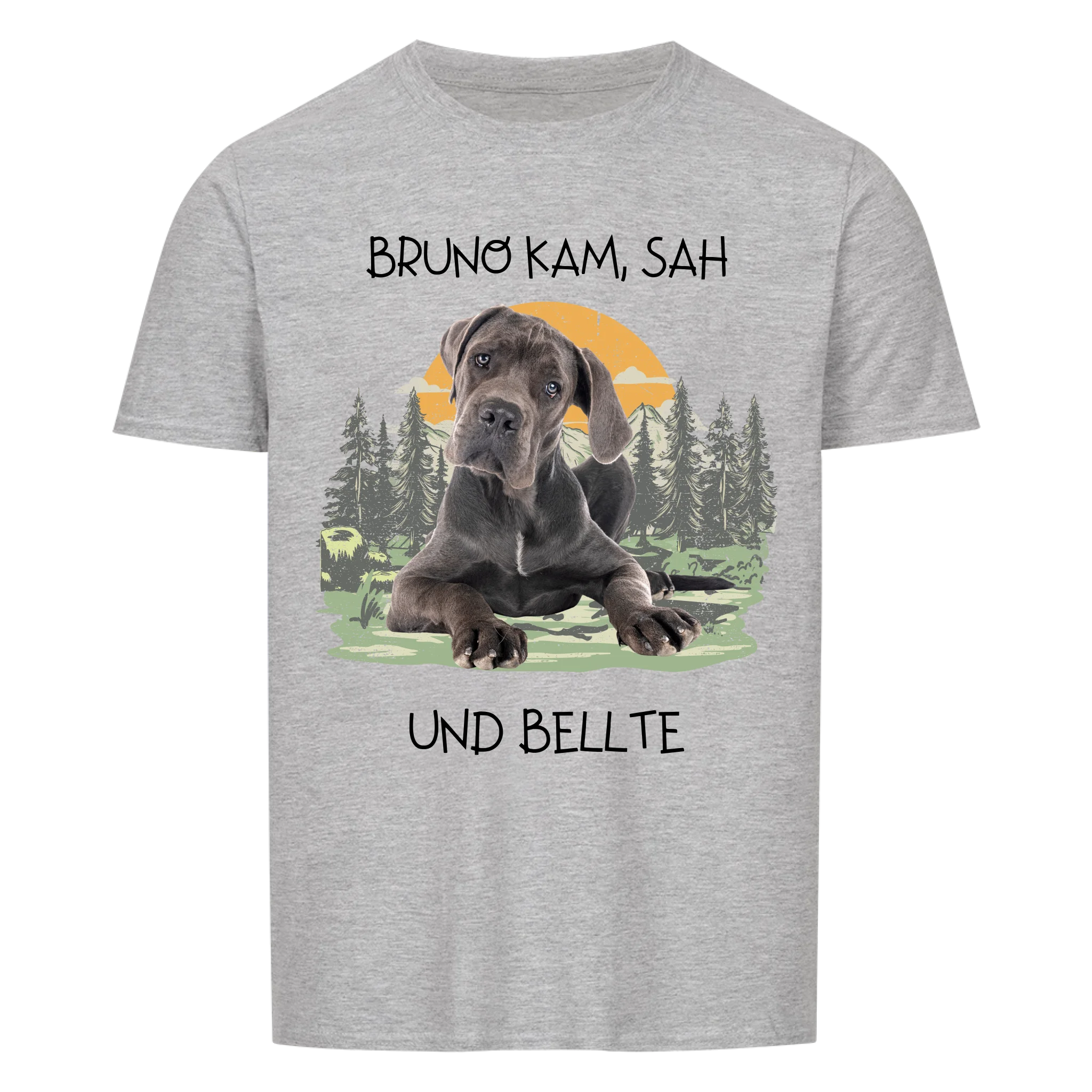 Und bellte - Shirt personalisierbar