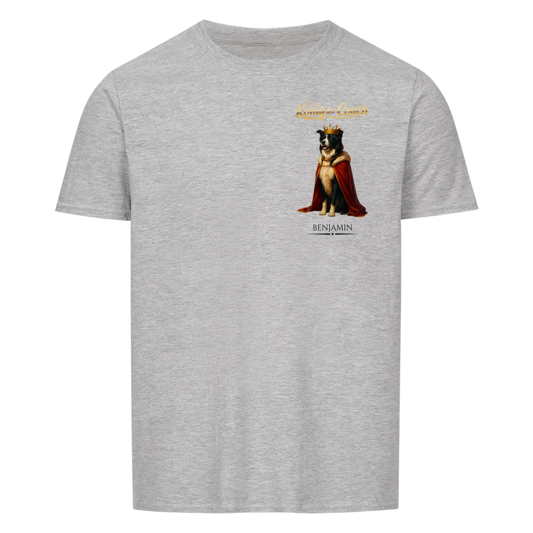 König der Couch (Brustprint) - Shirt personalisierbar