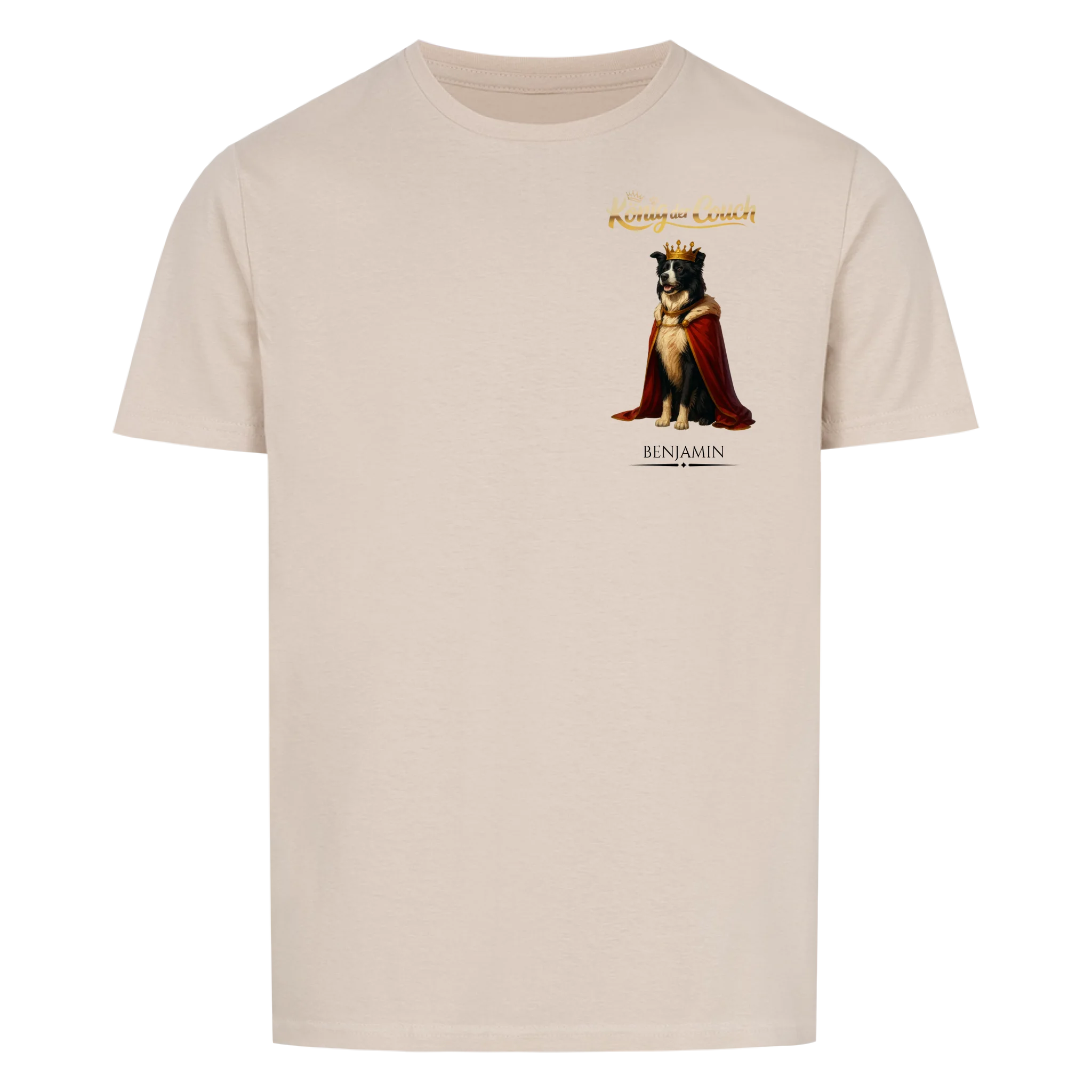 König der Couch (Brustprint) - Shirt personalisierbar
