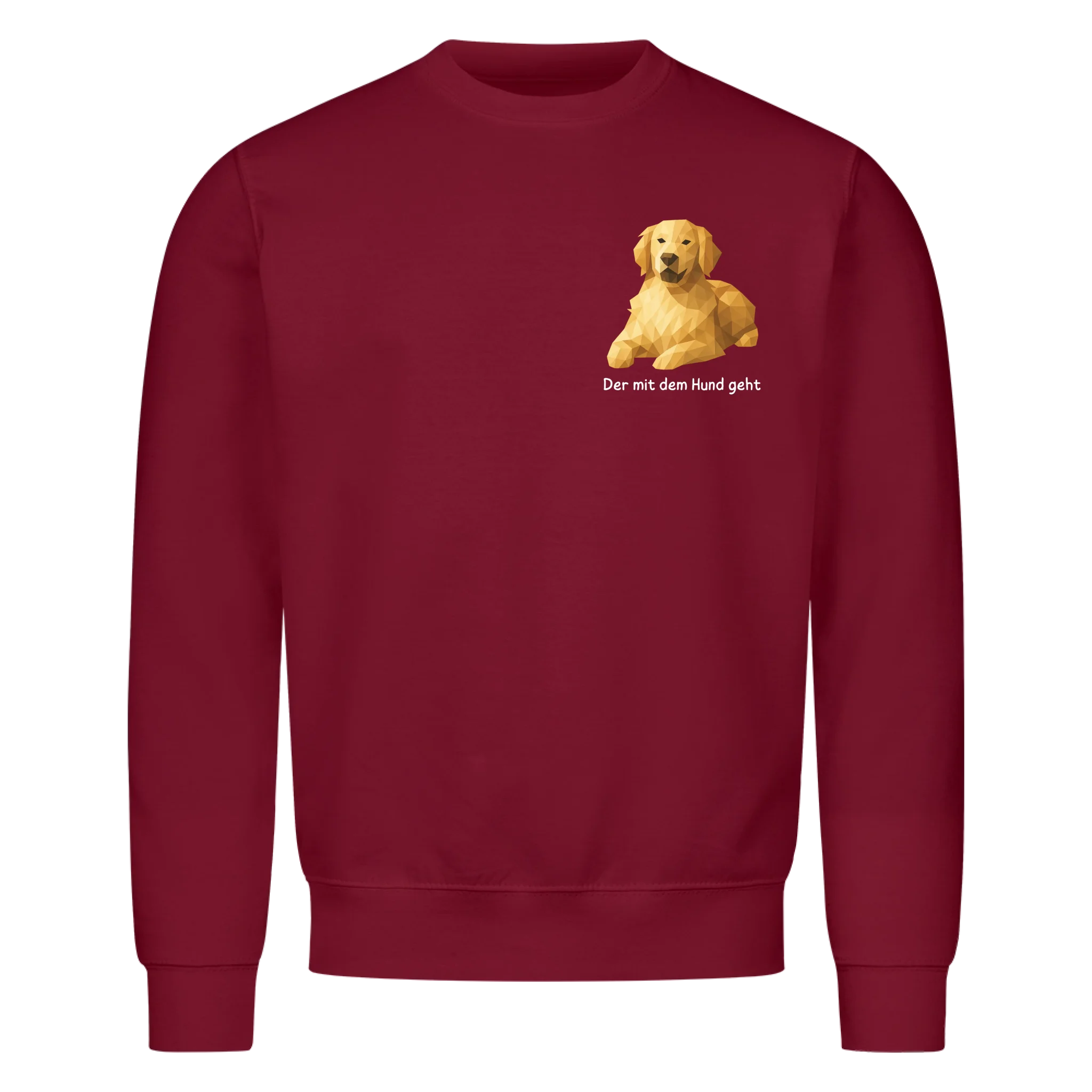 Der/Die mit dem Hund geht 2 - Shirt personalisierbar