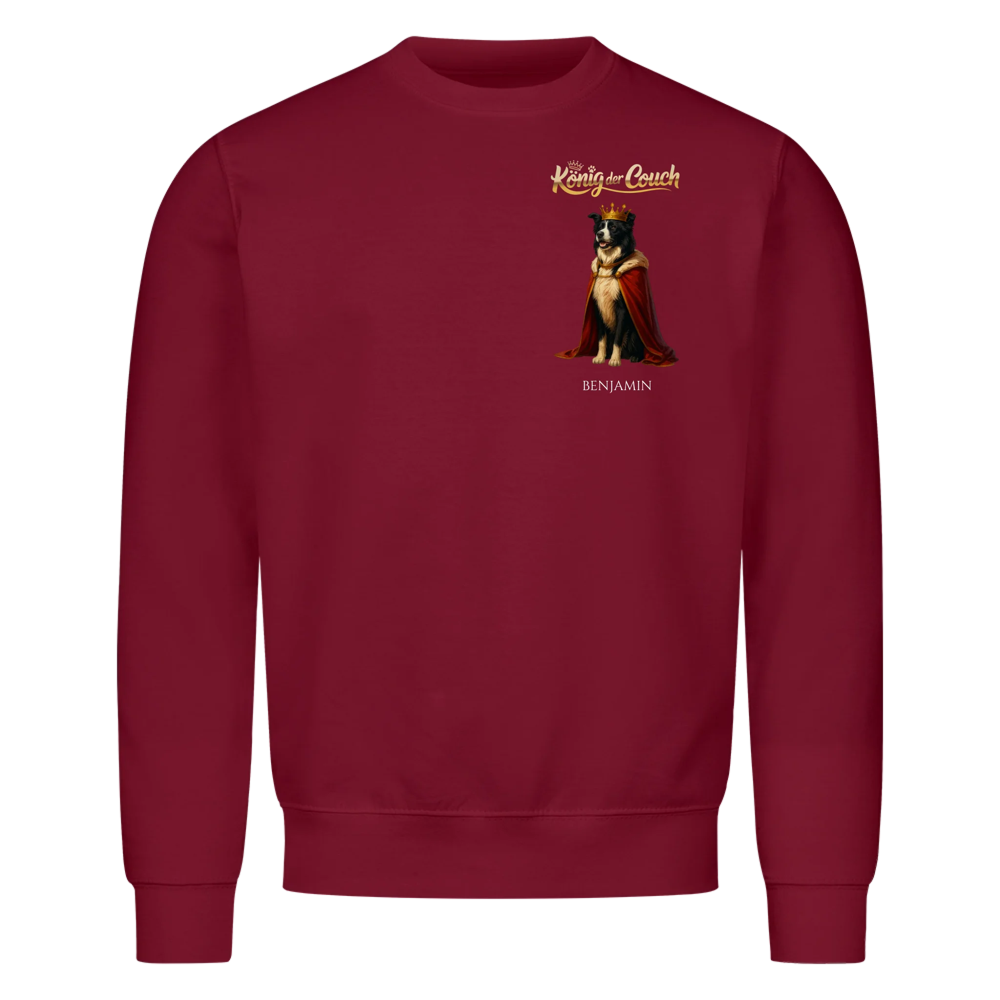 König der Couch (Brustprint) - Shirt personalisierbar
