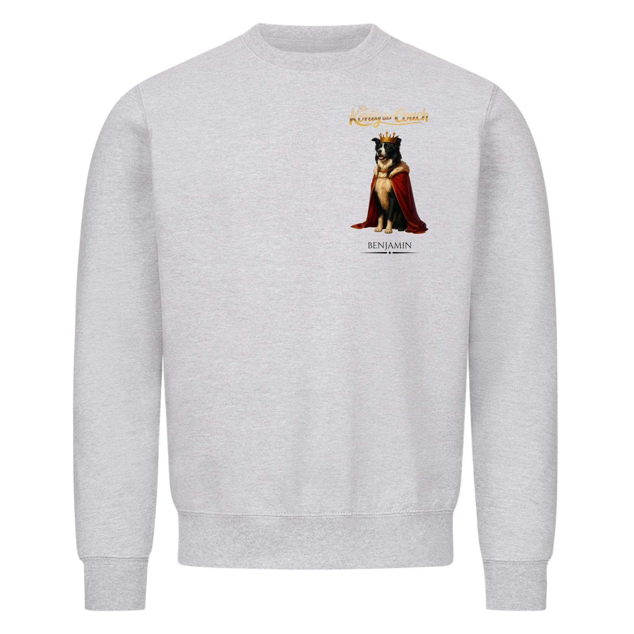 König der Couch (Brustprint) - Shirt personalisierbar