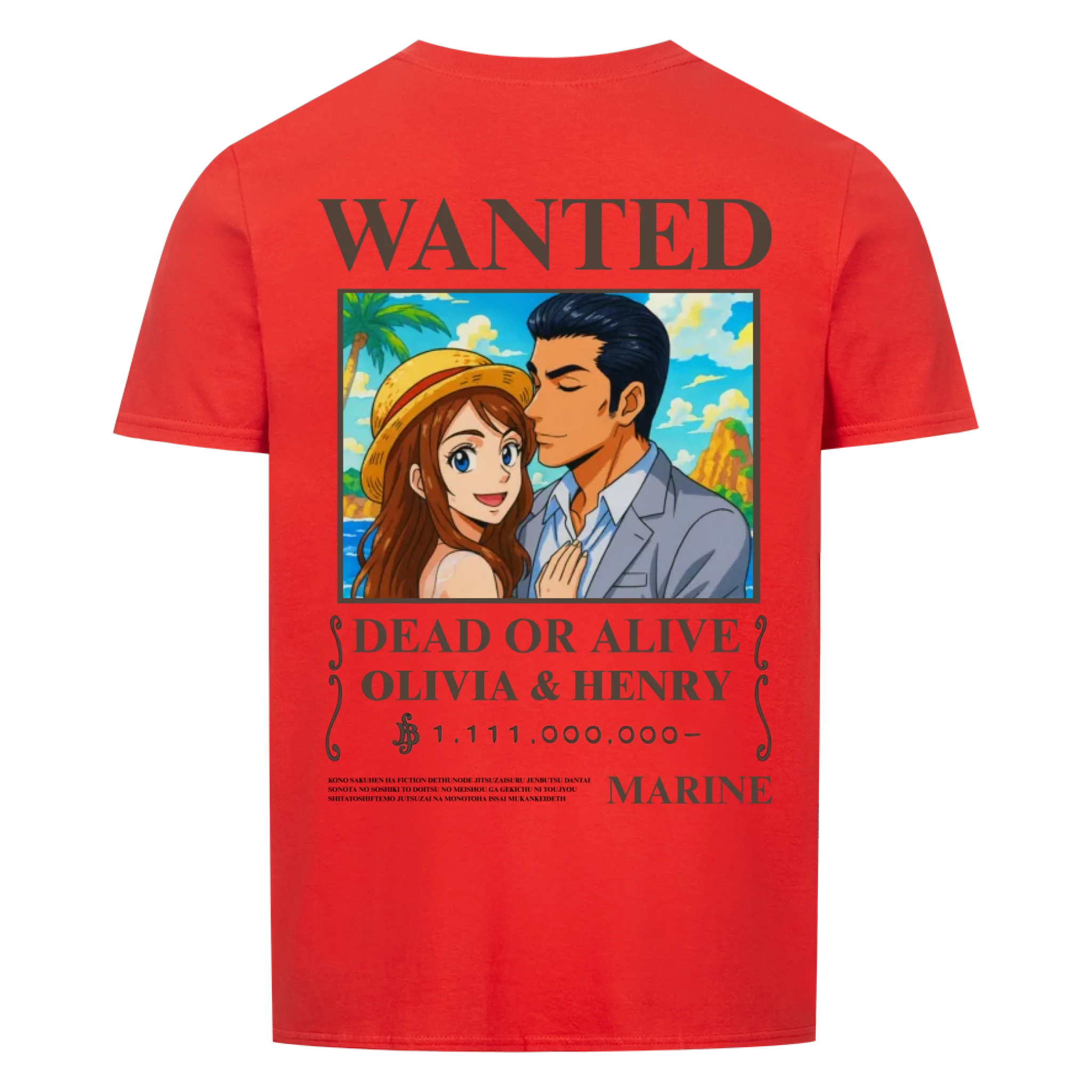 WANTED (One Piece) - Shirt (custom made)