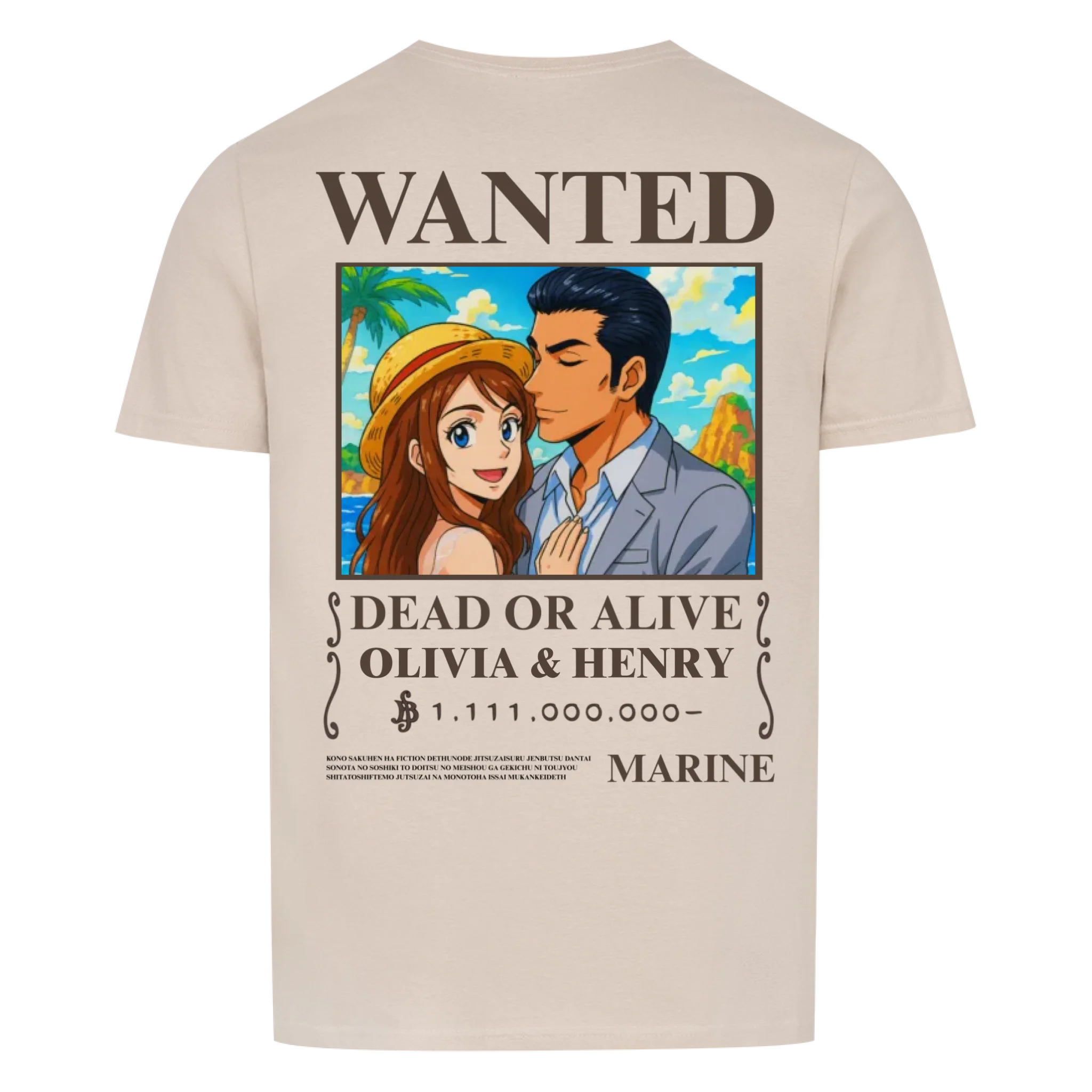 WANTED (One Piece) - Shirt (custom made)