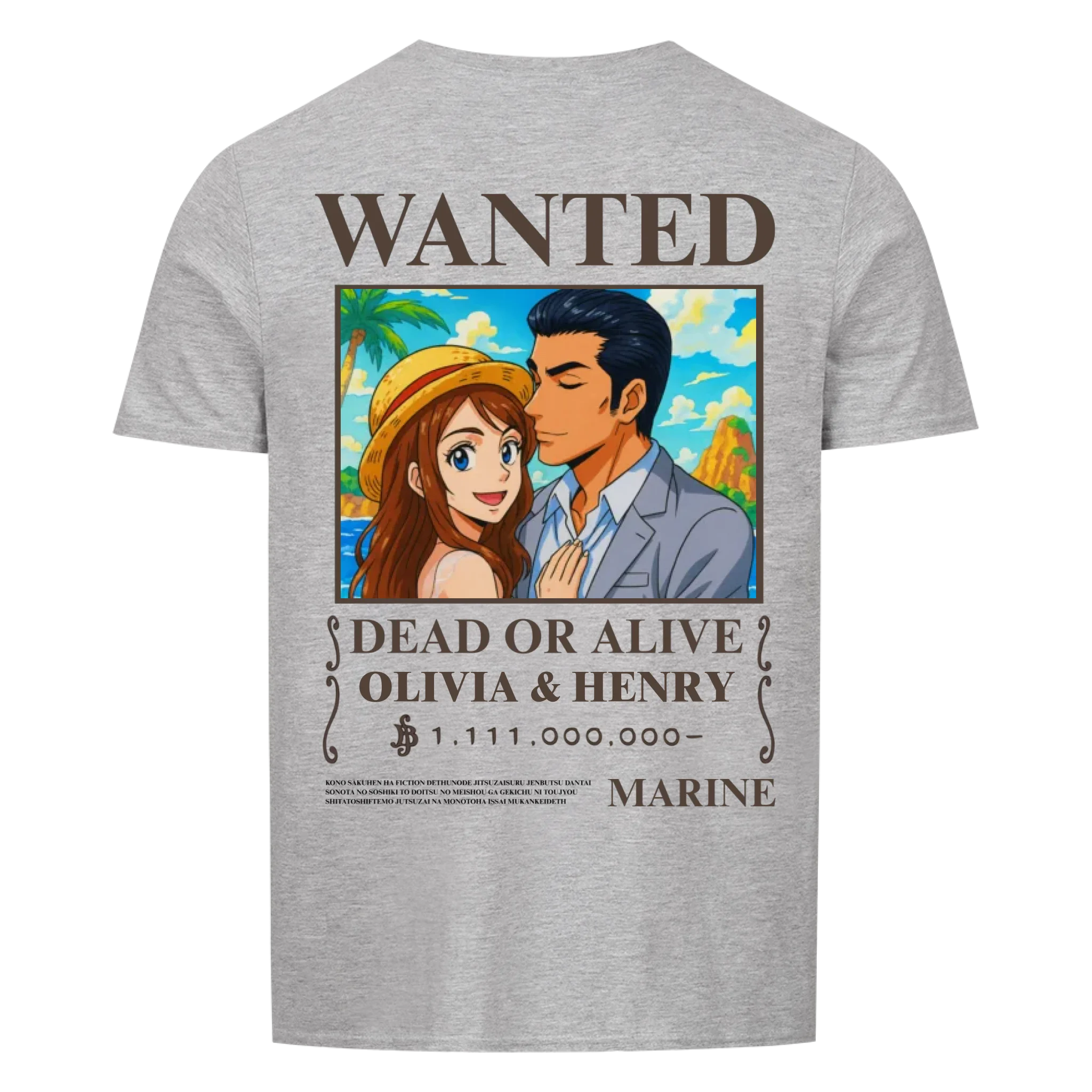 WANTED (One Piece) - Shirt (custom made)