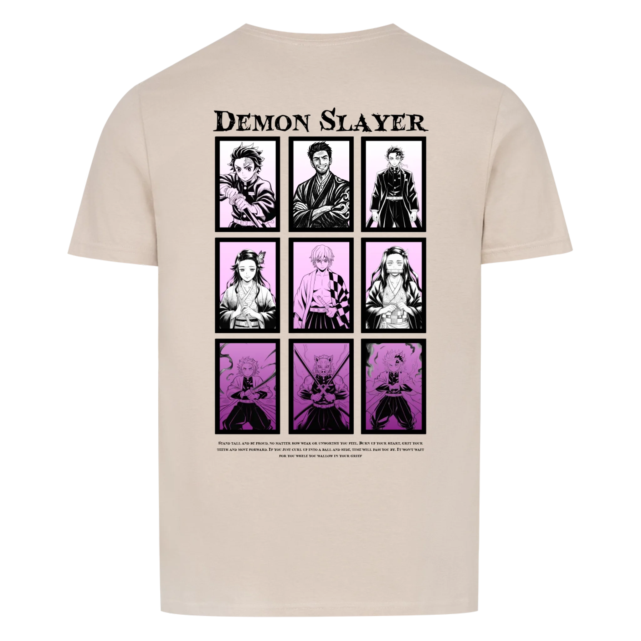 Demon Slayer Collage - Camiseta (hecha personalizable)