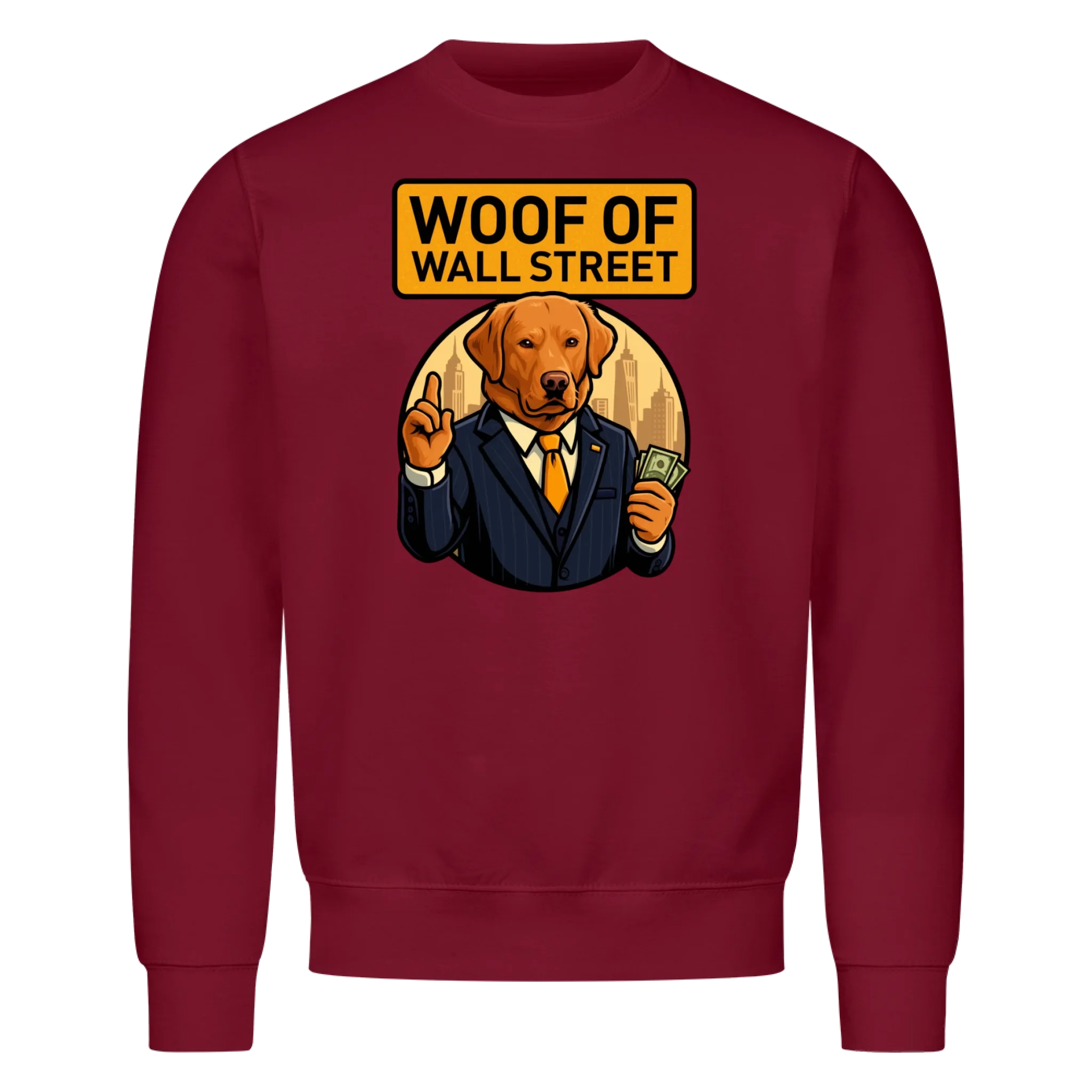 Woof of Wall Street (upload) - custom made