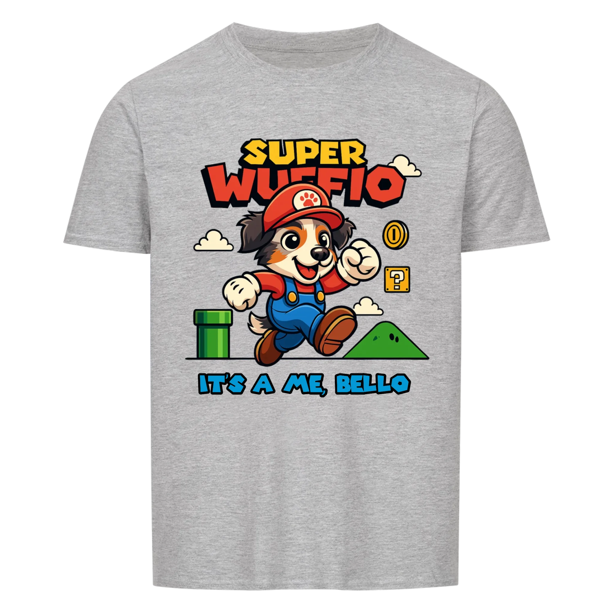 Super Wuffio (personalisierbar) - Hund als Super Mario