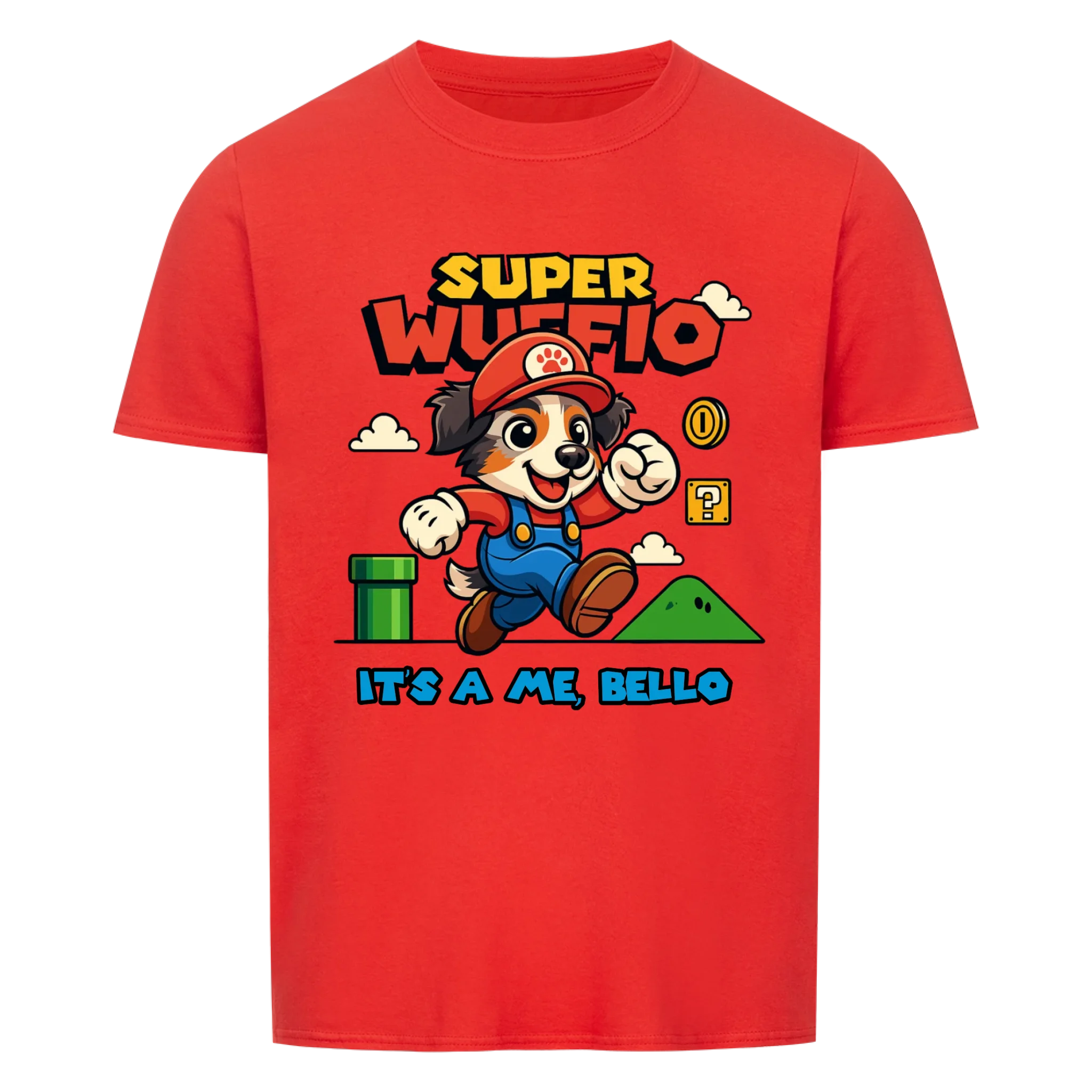 Super Wuffio (personalisierbar) - Hund als Super Mario
