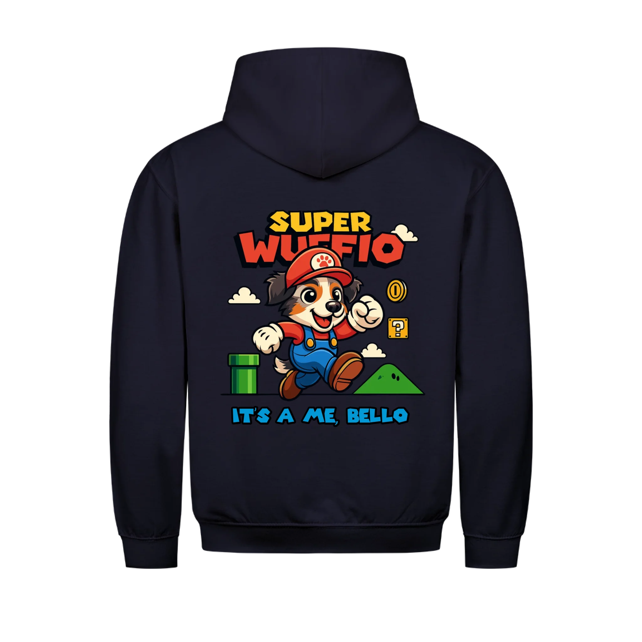 Super Wuffio (personalisierbar) - Hund als Super Mario