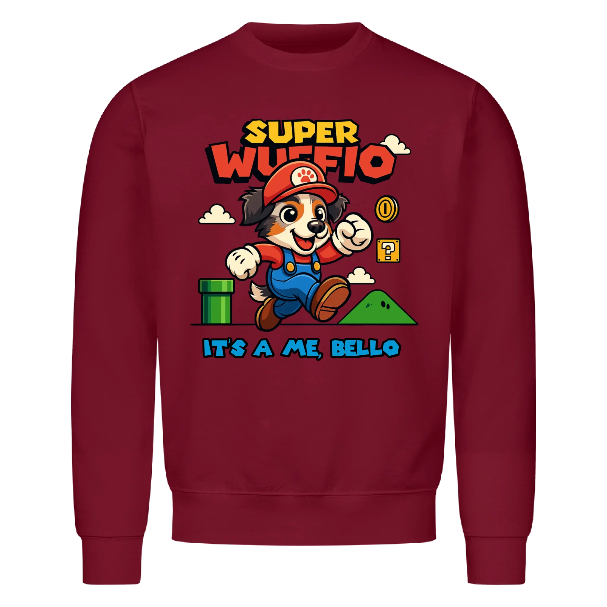 Super Wuffio (personalisierbar) - Hund als Super Mario