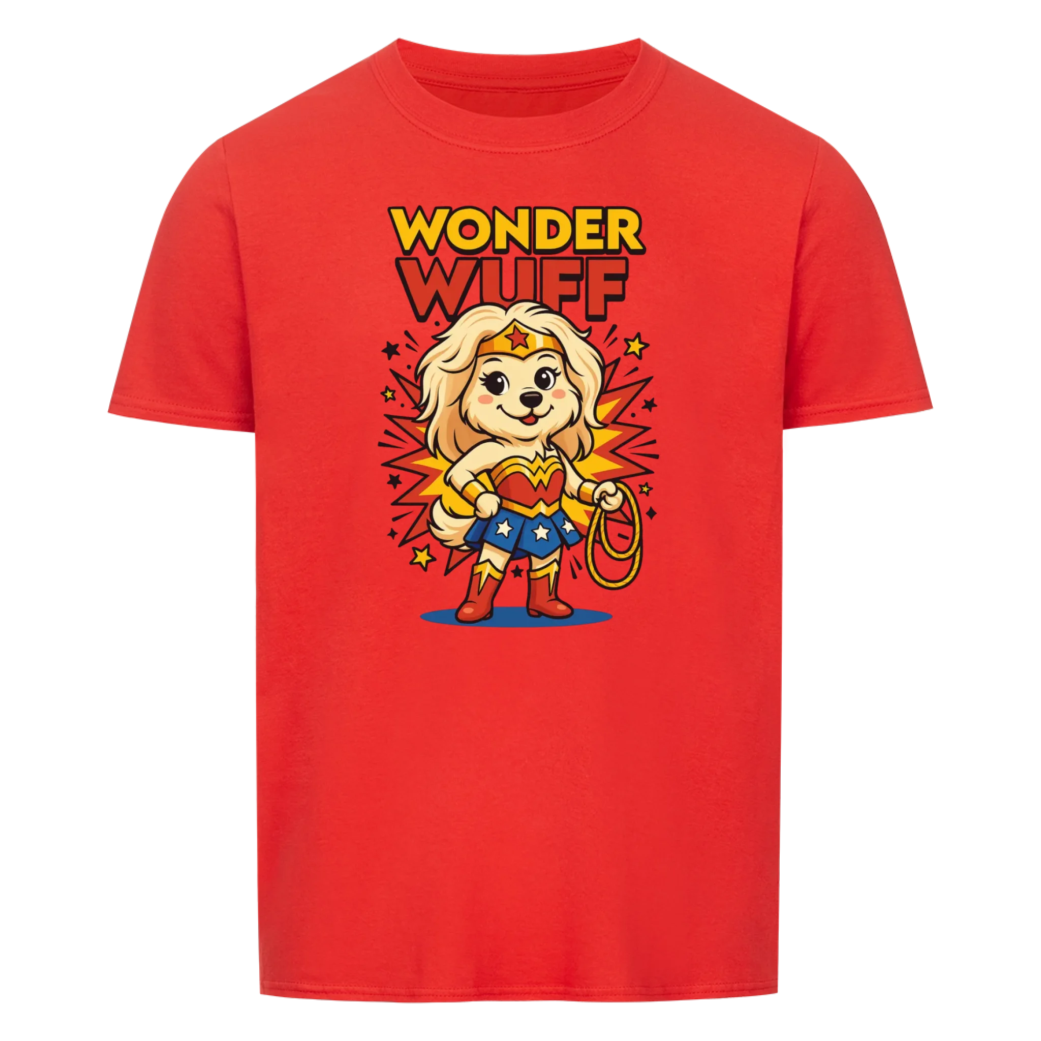 Wonder Woof (customizable) - dog as Wonder Woman