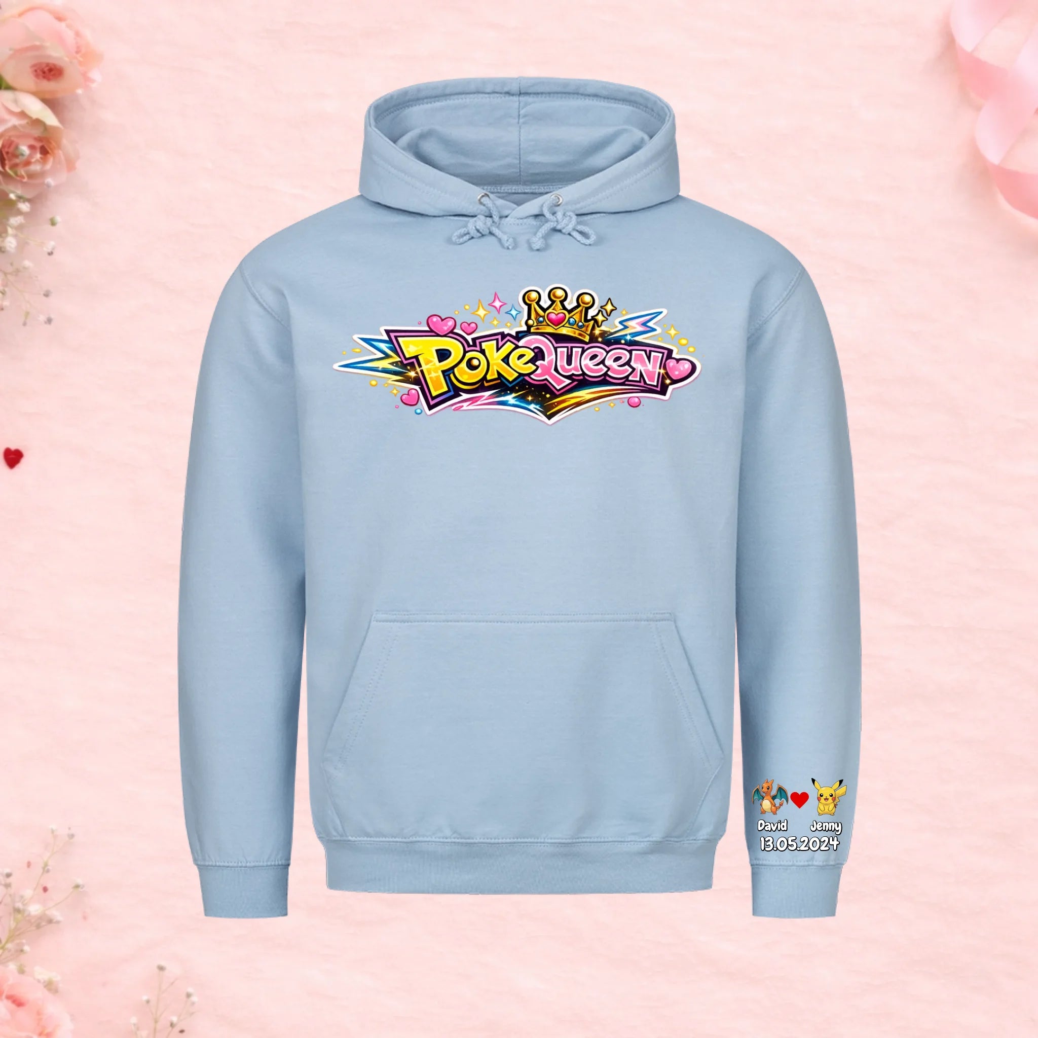 Poke Queen - Premium Hoodie (personalisierbar)