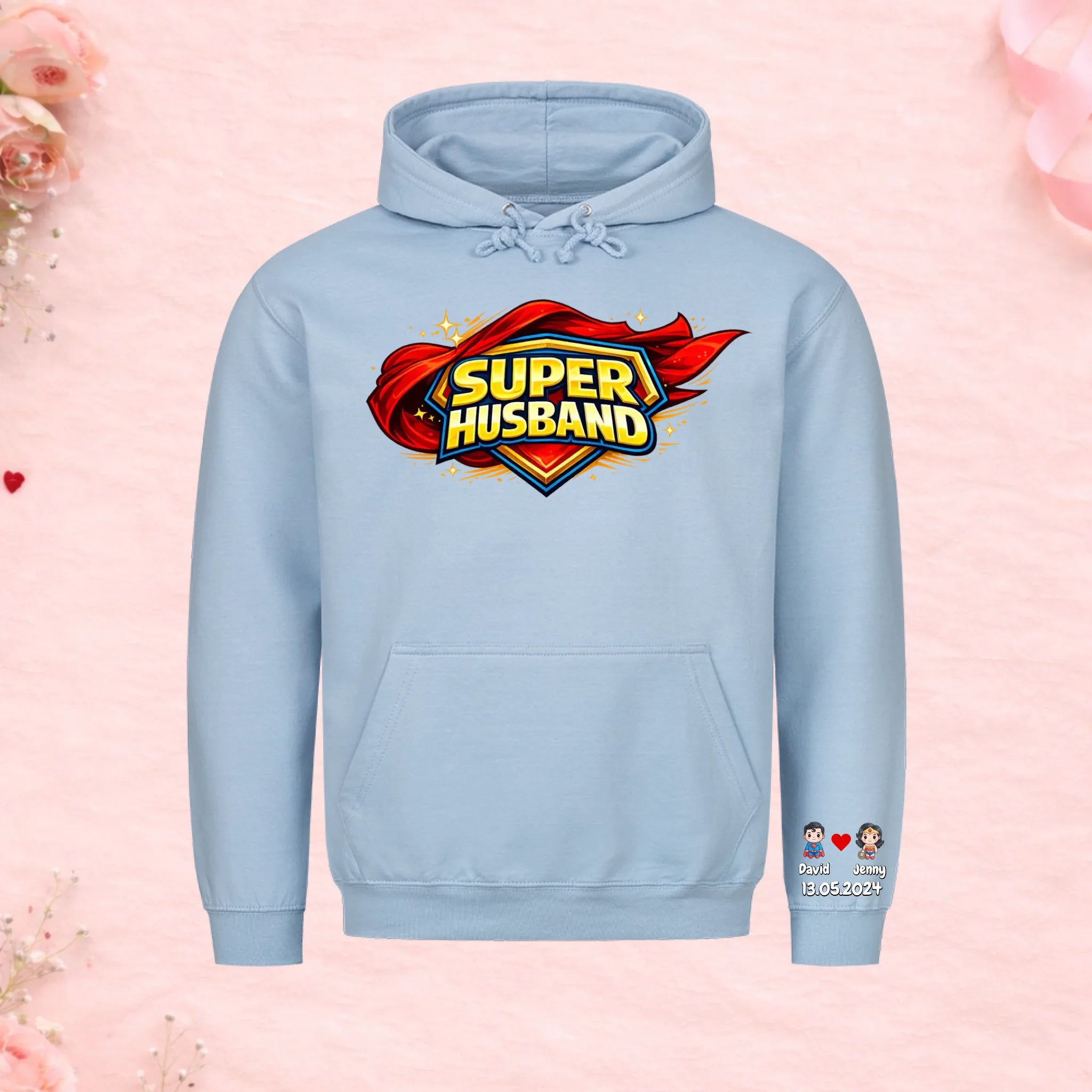 Super Husband - Premium Hoodie (personalisierbar)