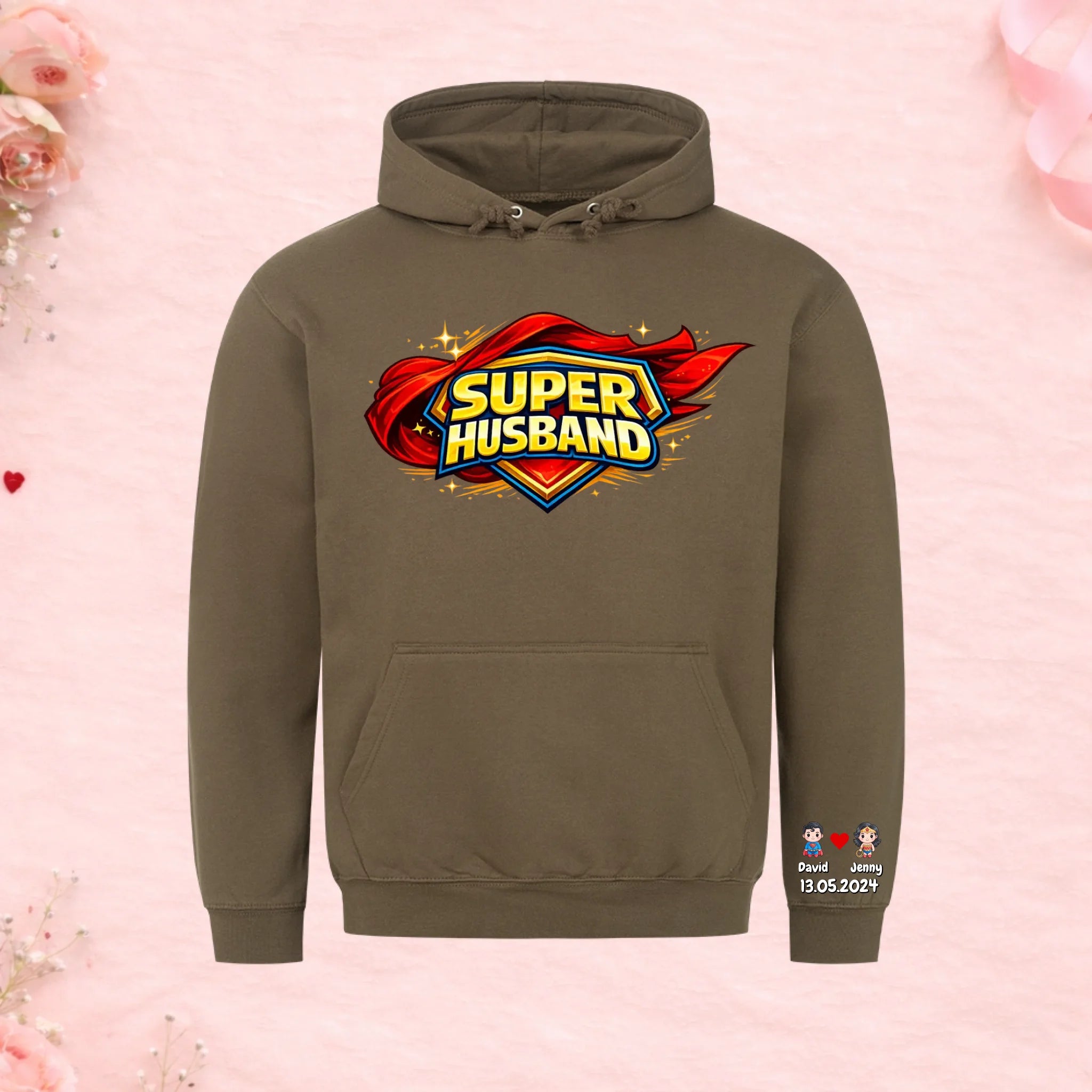 Super Husband - Premium Hoodie (personalisierbar)