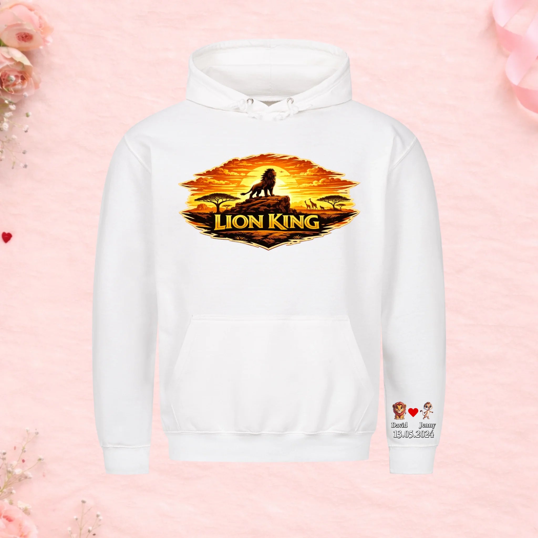 Lion King - Premium Hoodie (personalisierbar)