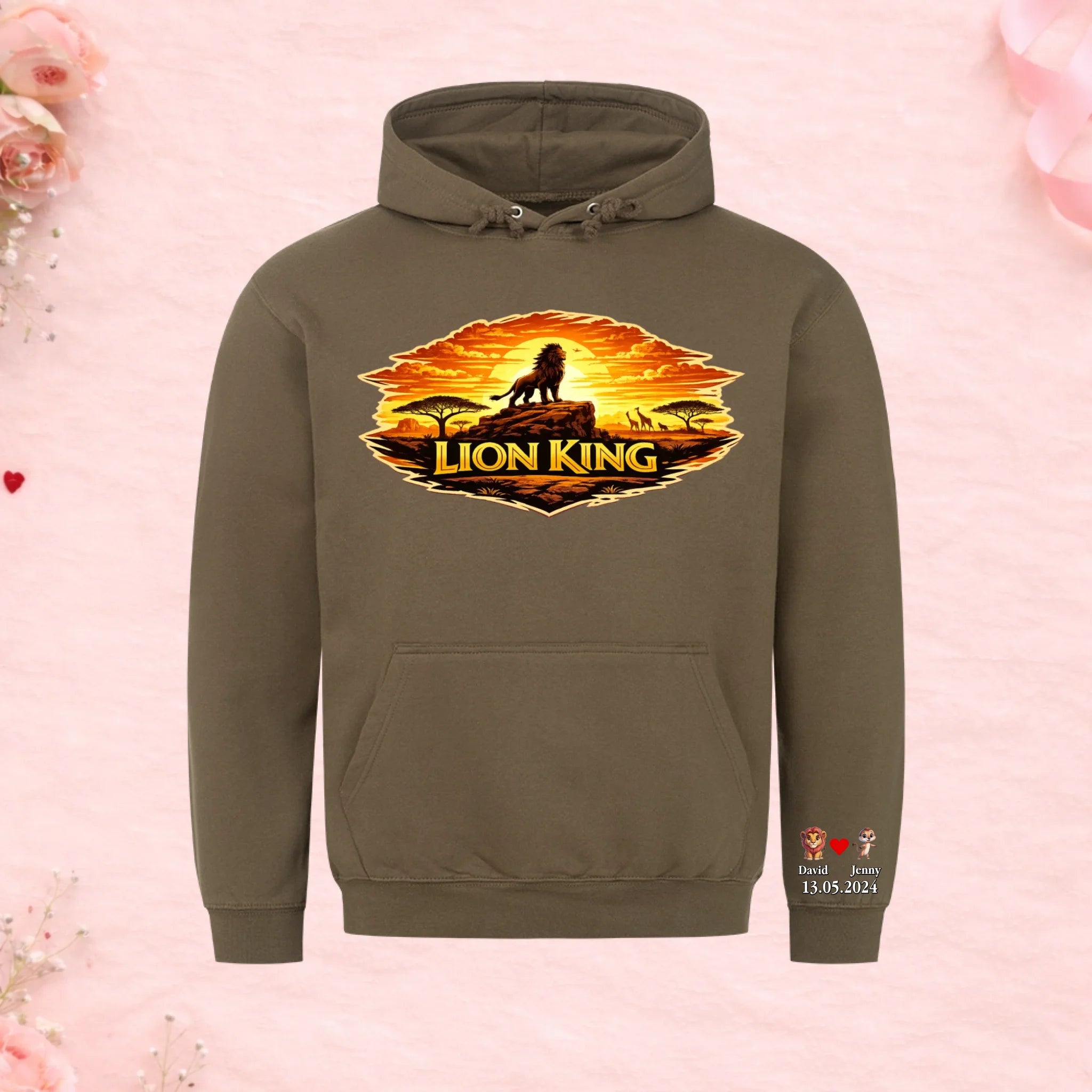 Lion King - Premium Hoodie (personalisierbar)