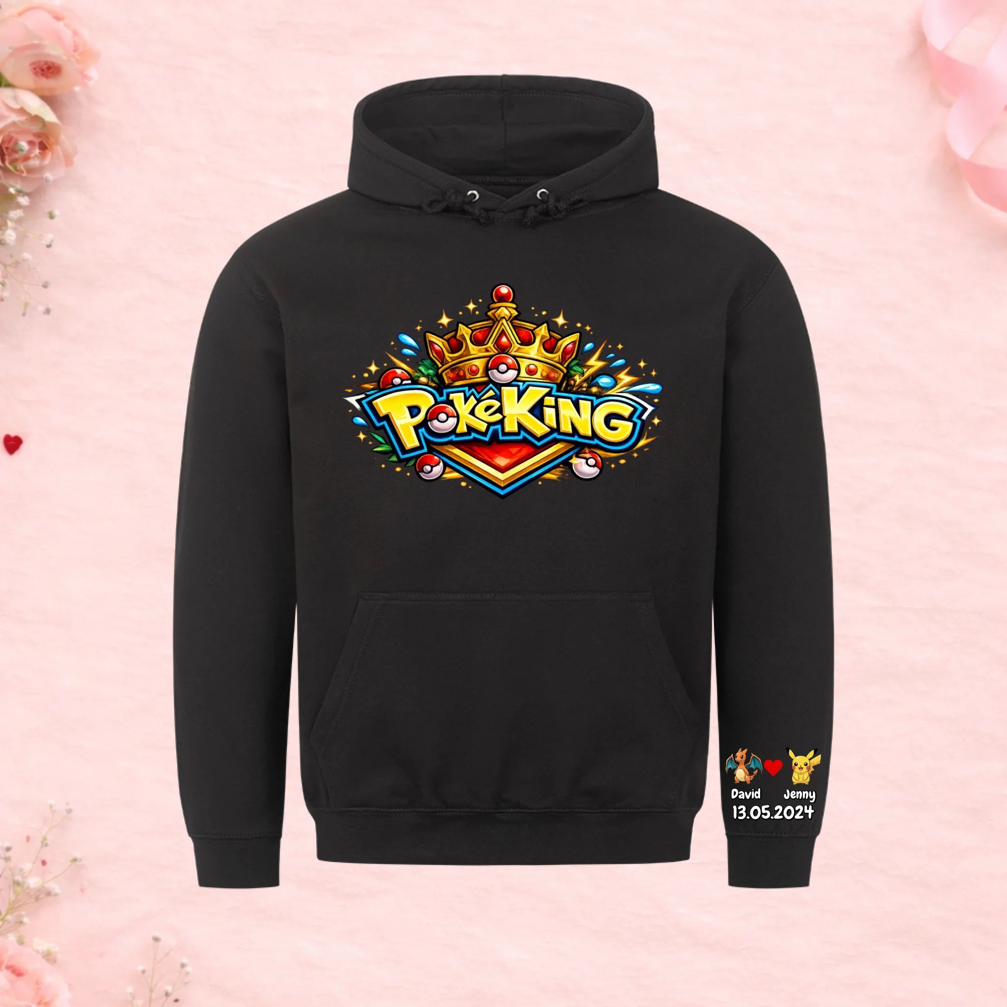 PokeKing - Premium Hoodie (personalisierbar)
