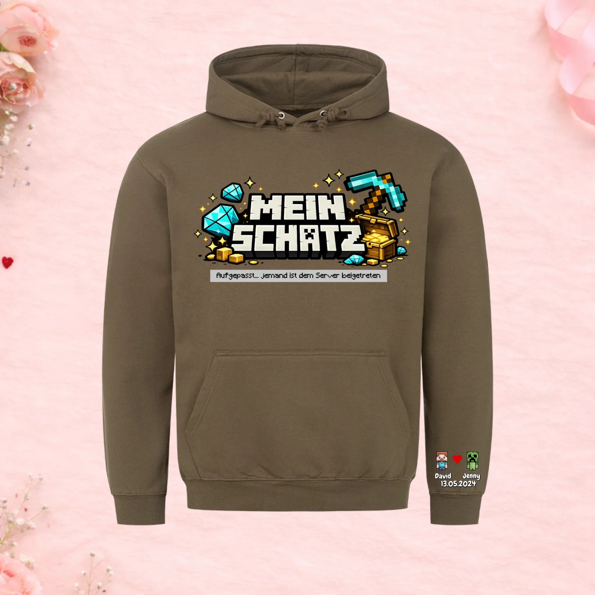 Mein Schatz - Premium Hoodie (personalisierbar)