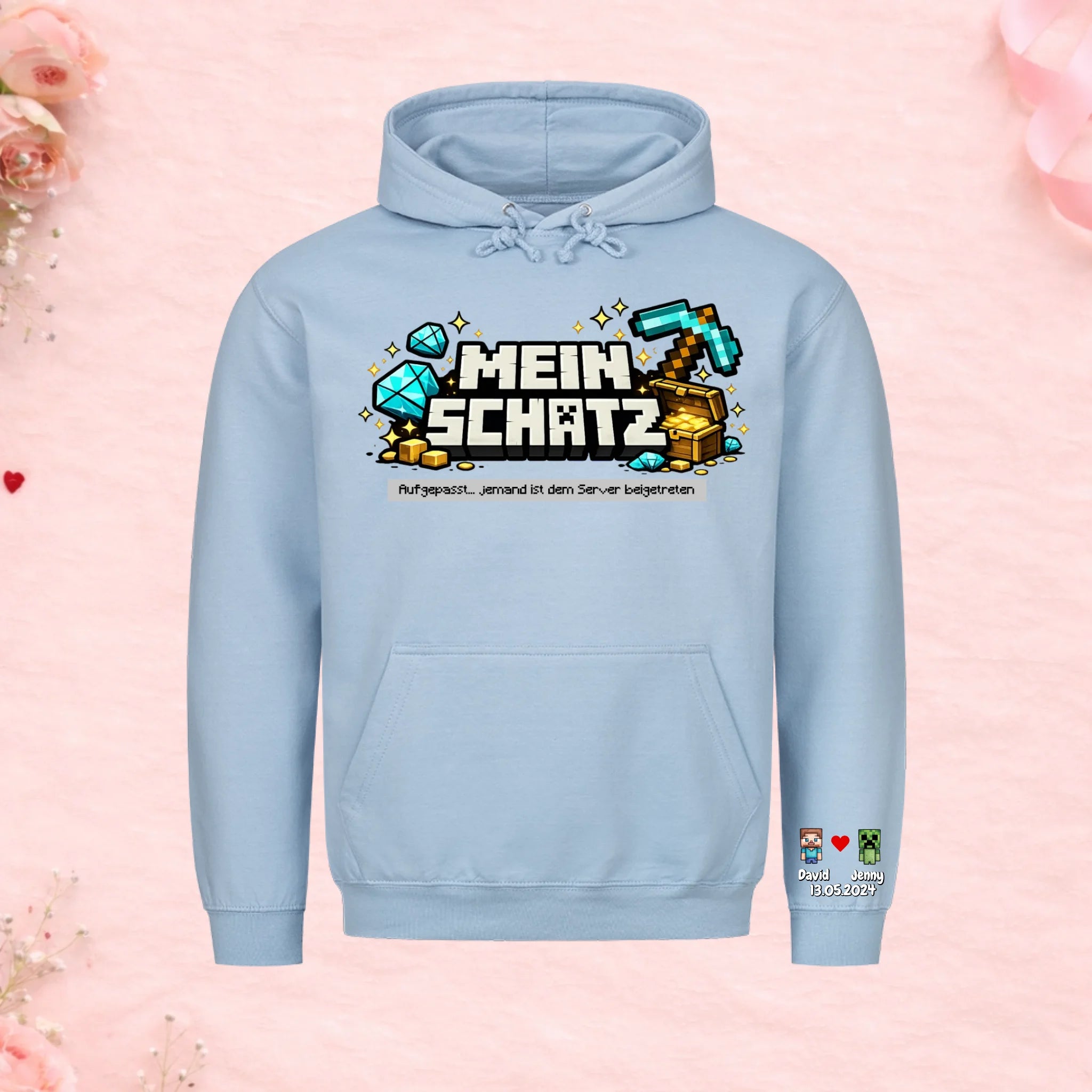 Mein Schatz - Premium Hoodie (personalisierbar)
