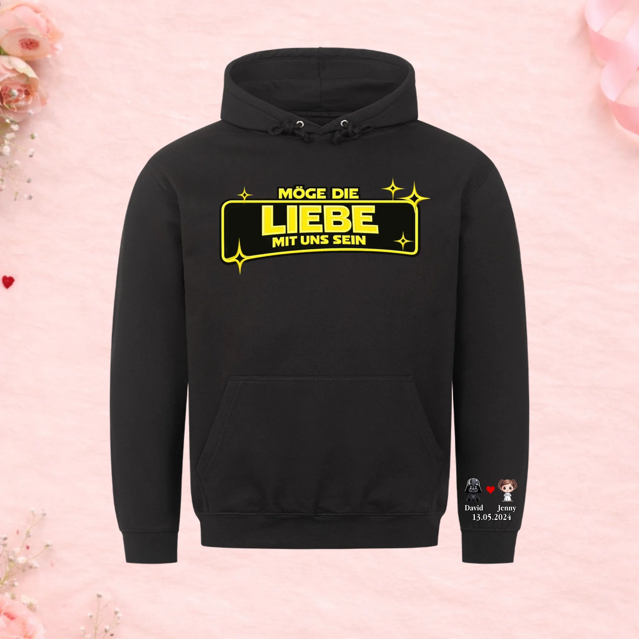 Möge die Liebe - Premium Hoodie (personalisierbar)