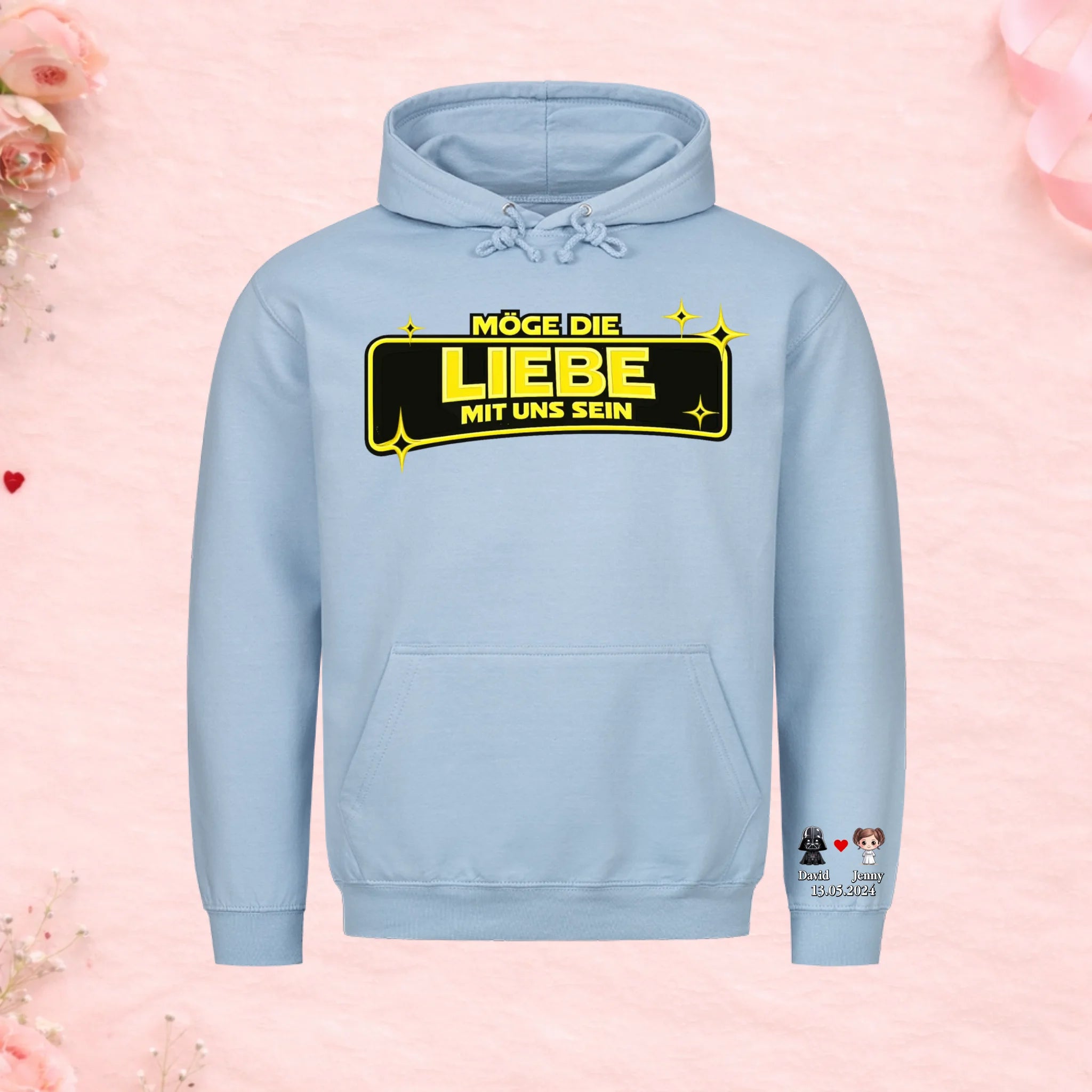 Möge die Liebe - Premium Hoodie (personalisierbar)