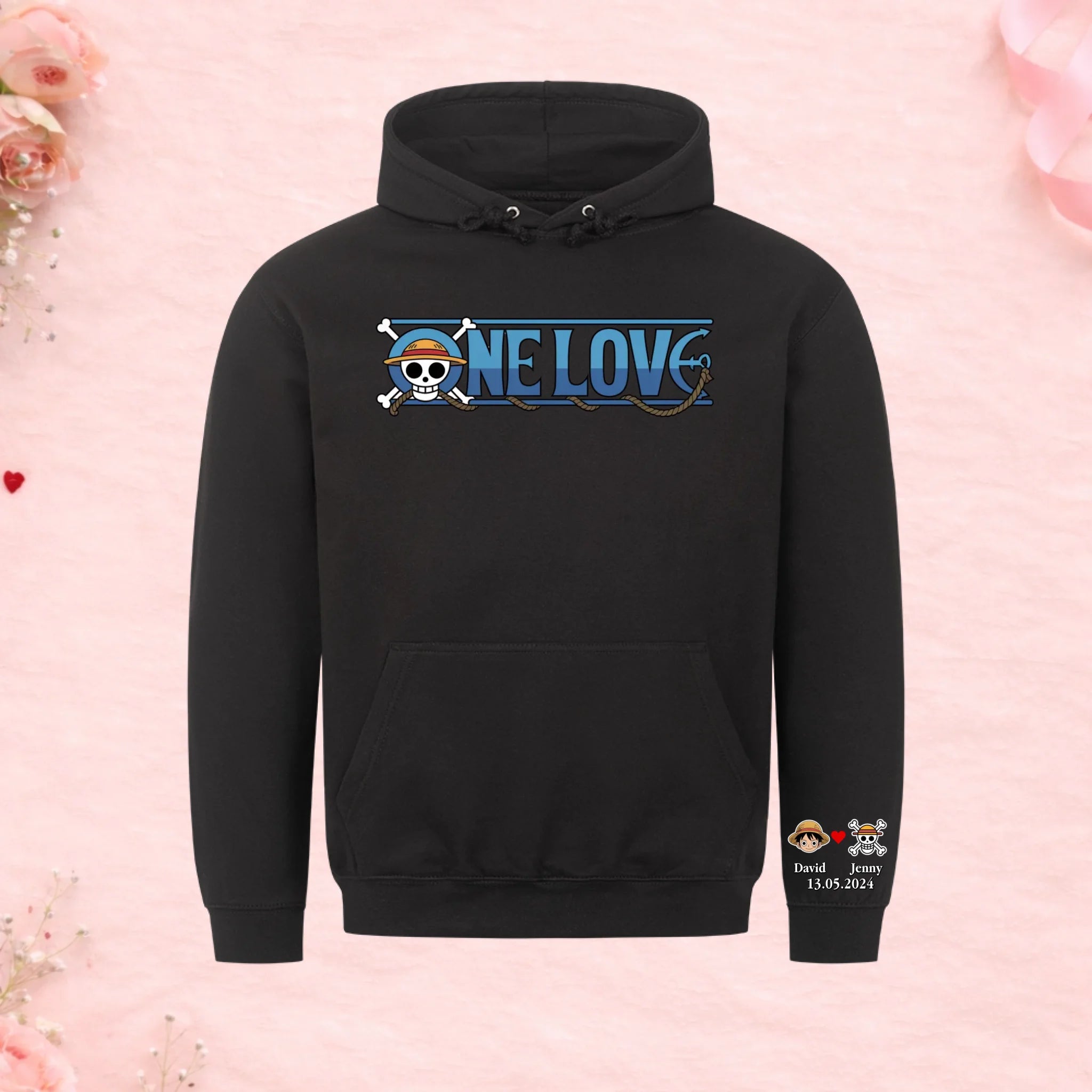 One Love - Premium Hoodie (personalisierbar)