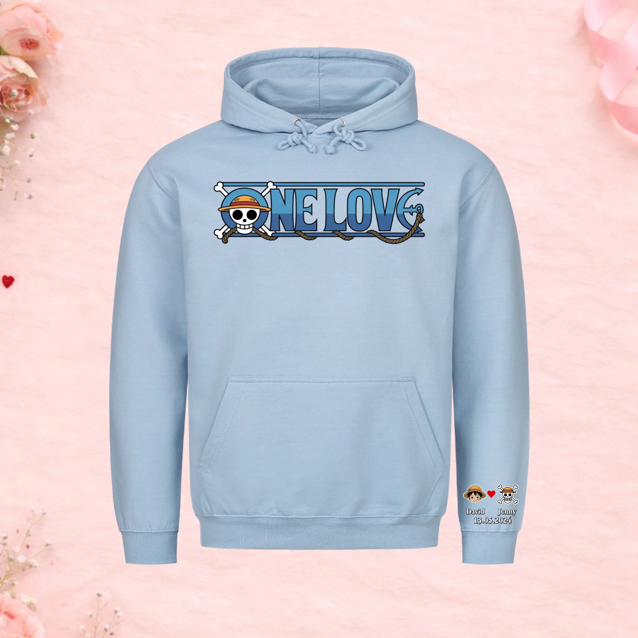 One Love - Premium Hoodie (personalisierbar)