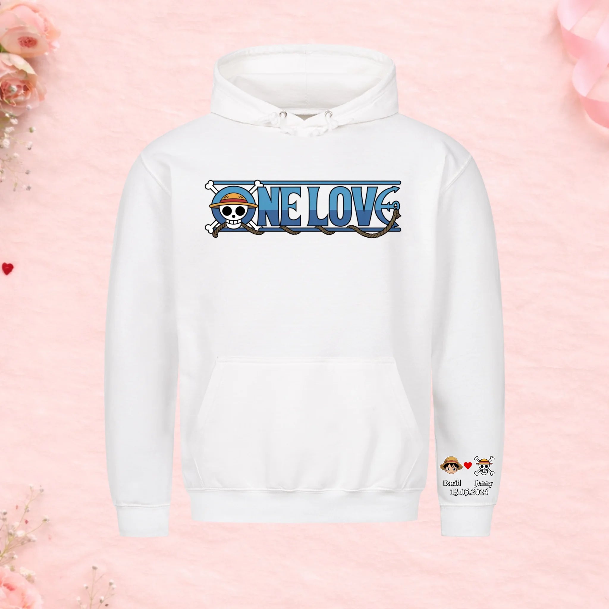 One Love - Premium Hoodie (personalisierbar)