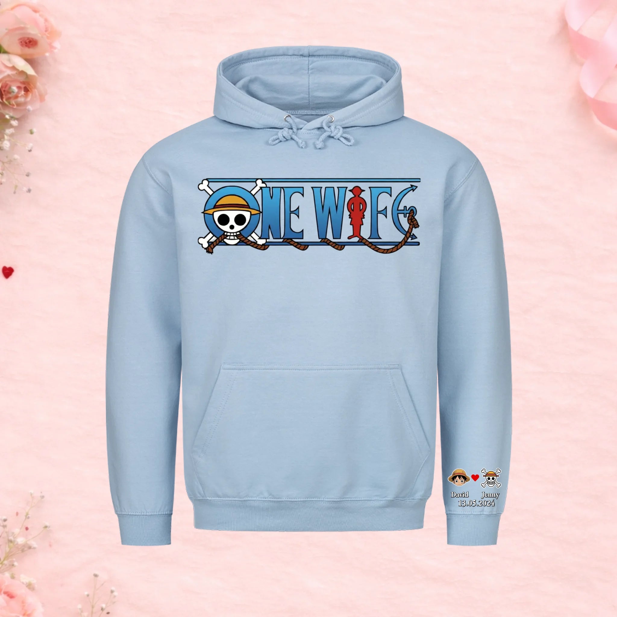 One Wife - Premium Hoodie (personalisierbar)