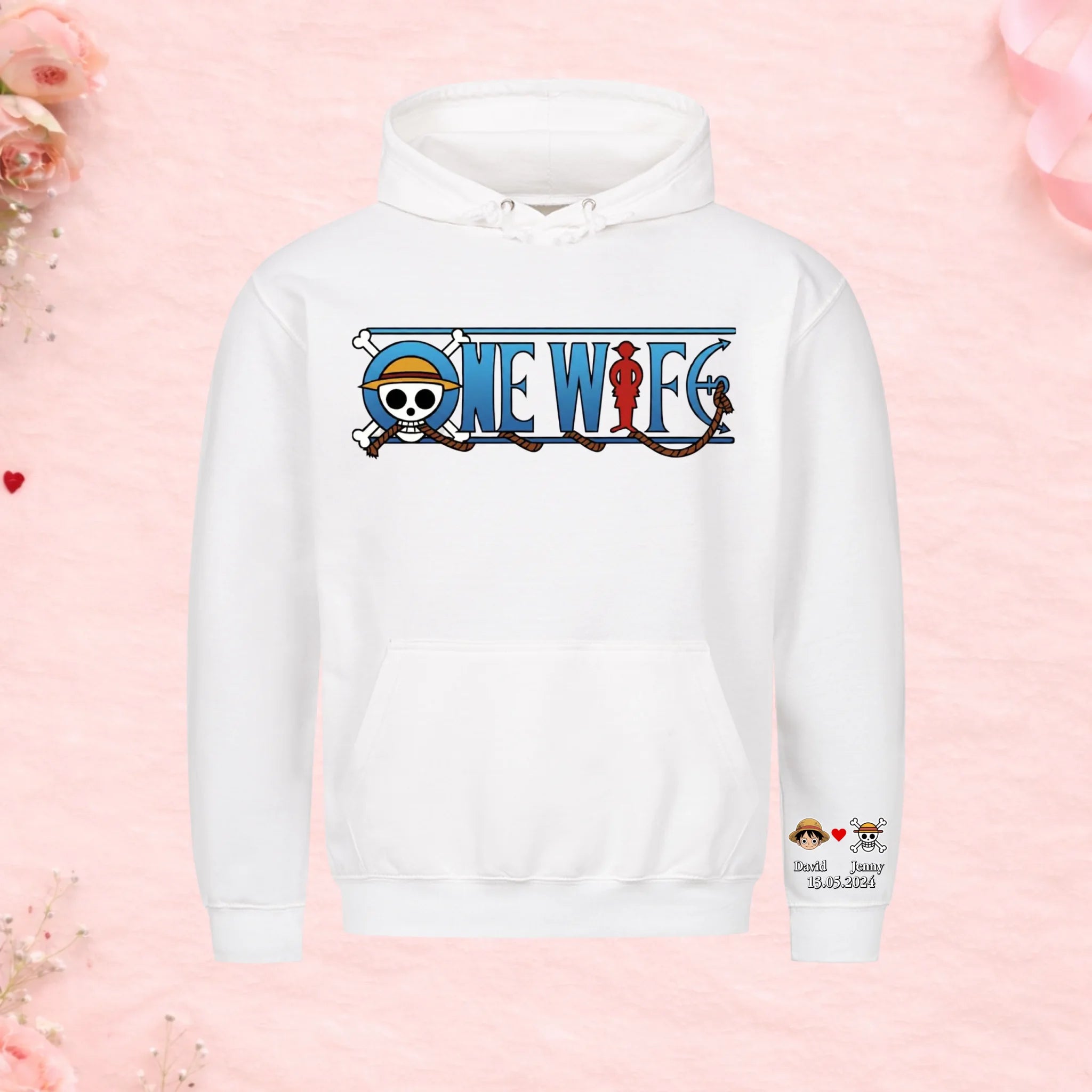 One Wife - Premium Hoodie (personalisierbar)