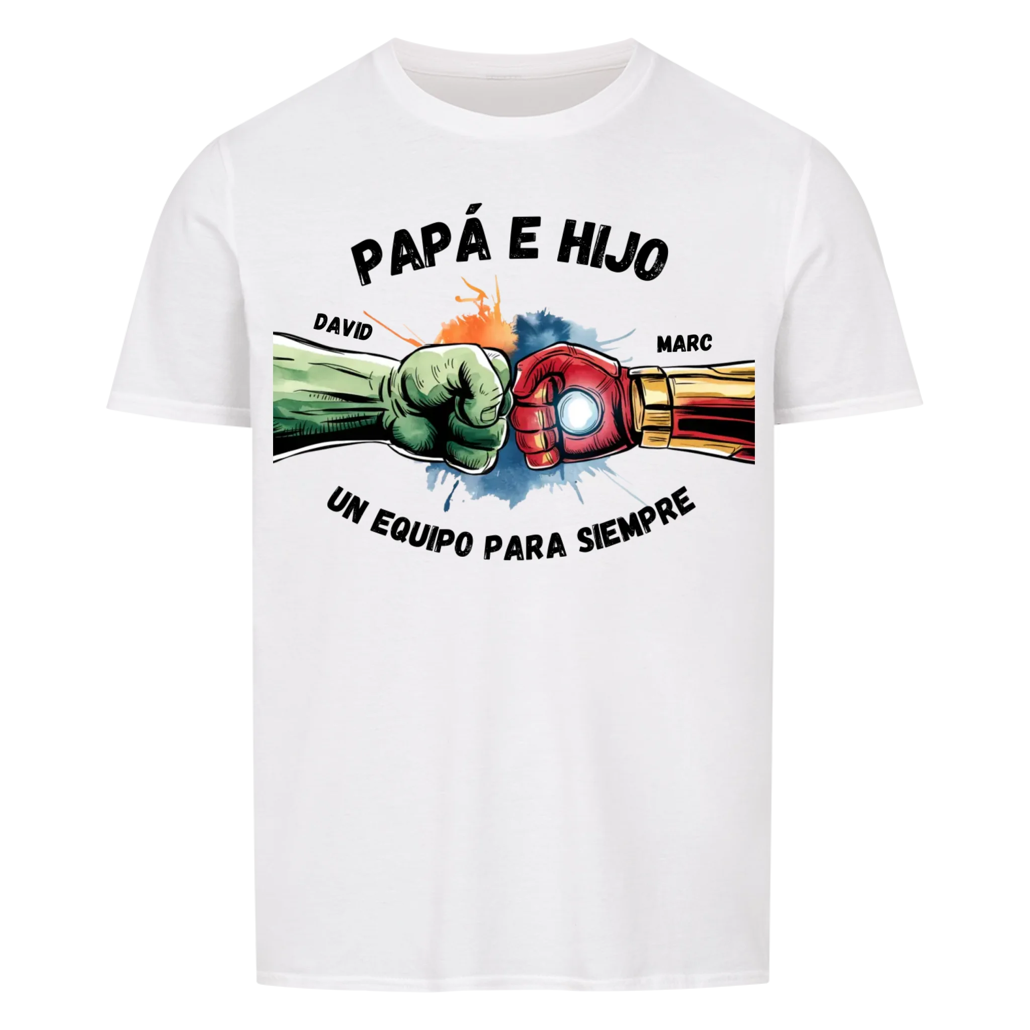 Papá e hijo - personalizable