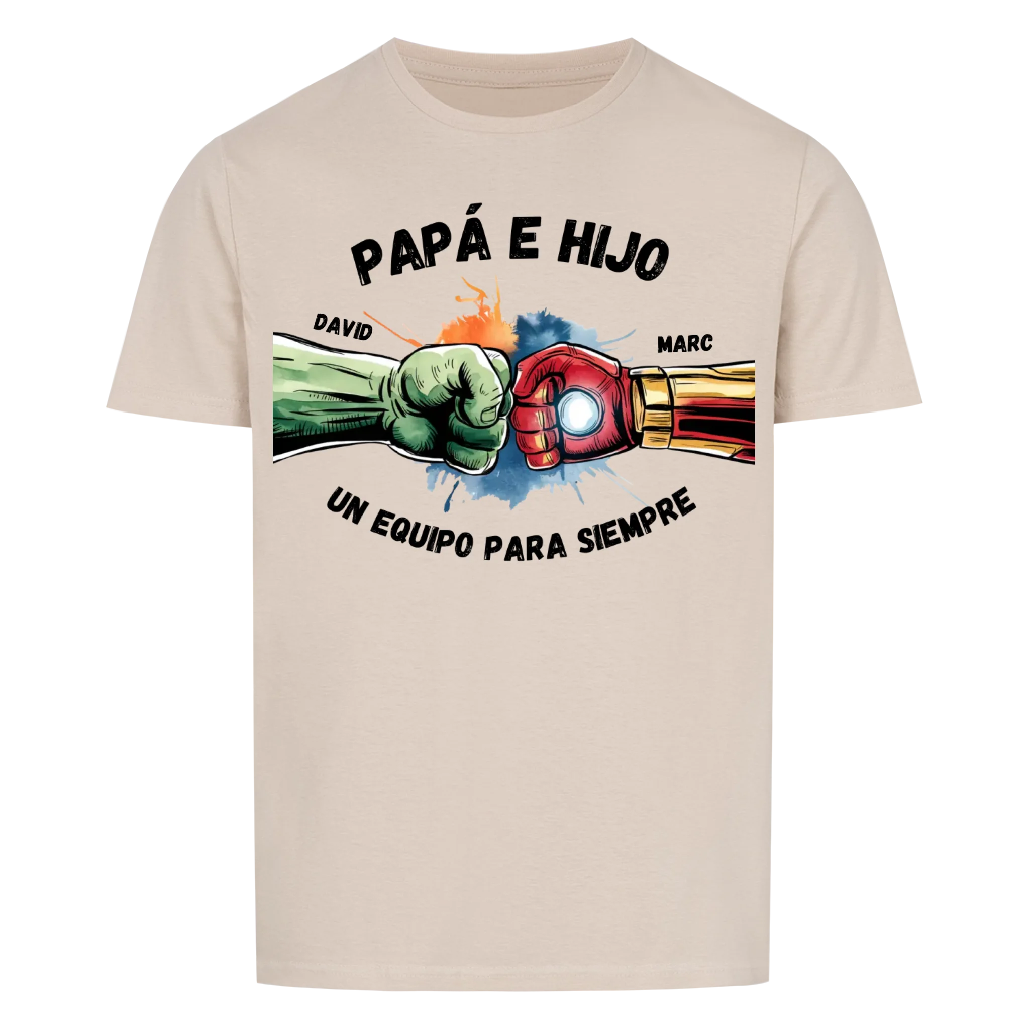 Papá e hijo - personalizable