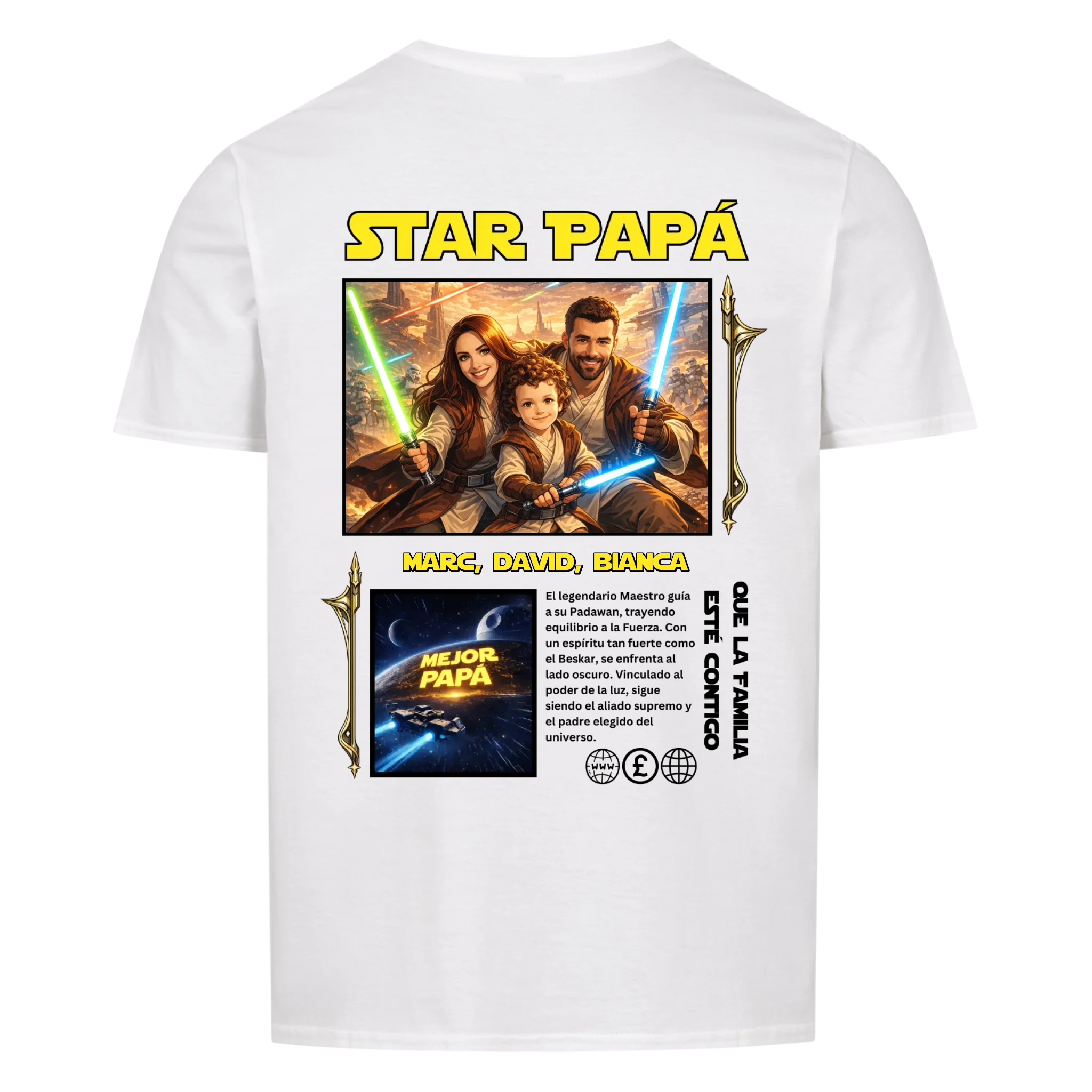 Papá estrella - personalizable