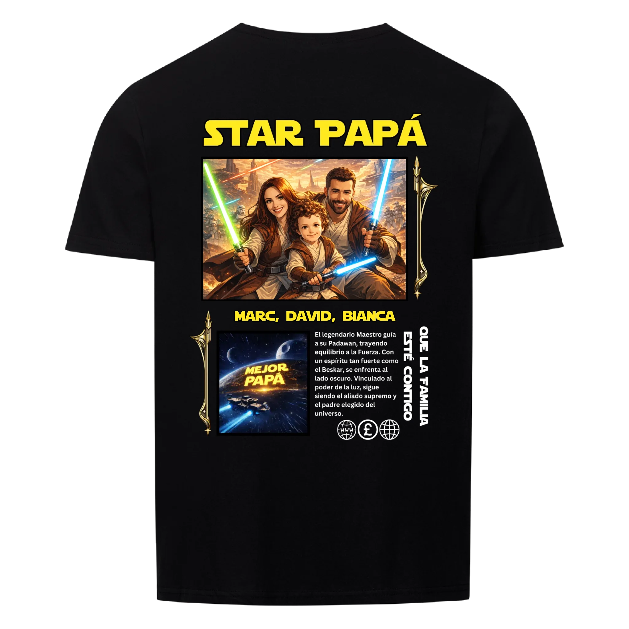 Papá estrella - personalizable