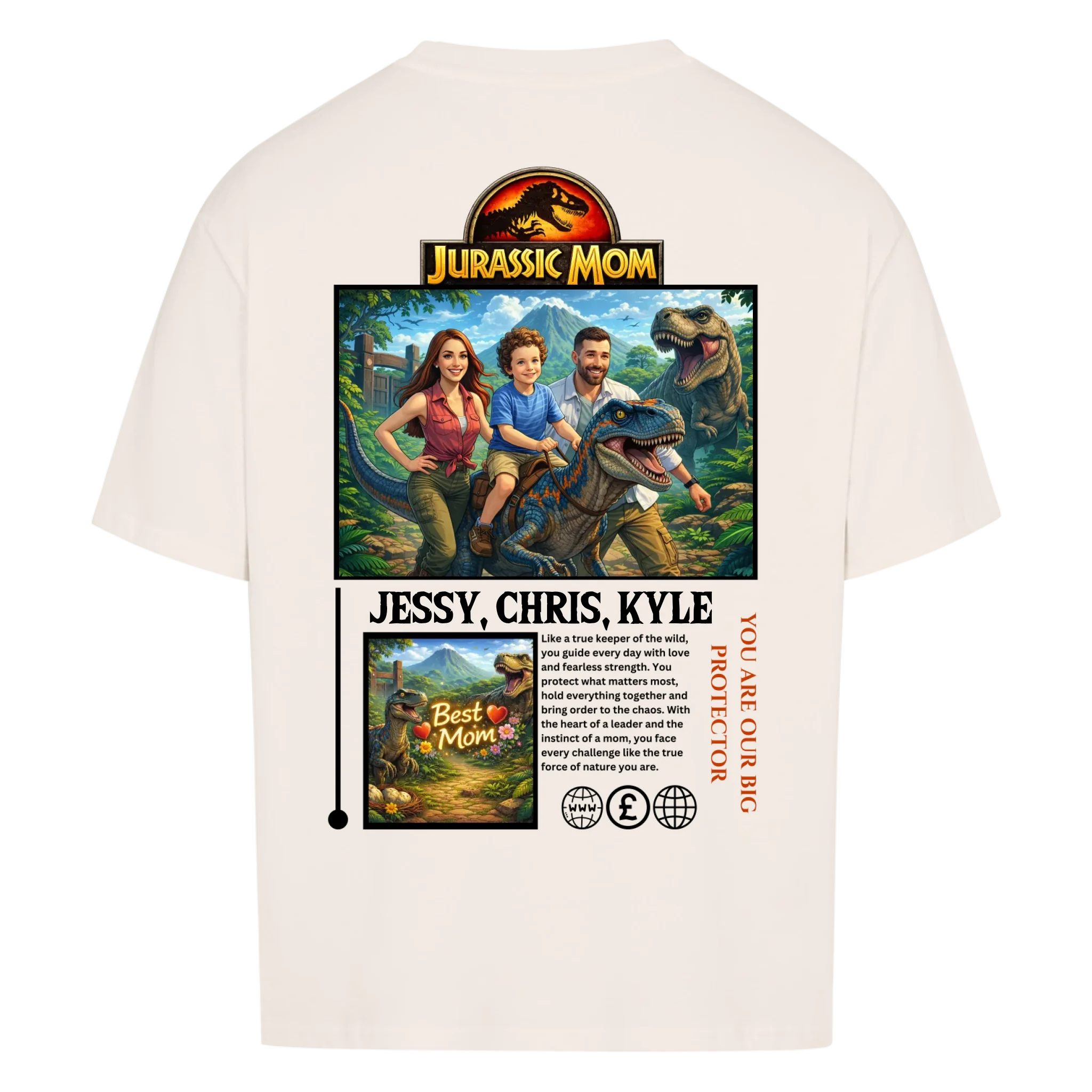 JURASSIC MOM - custom made (upload)