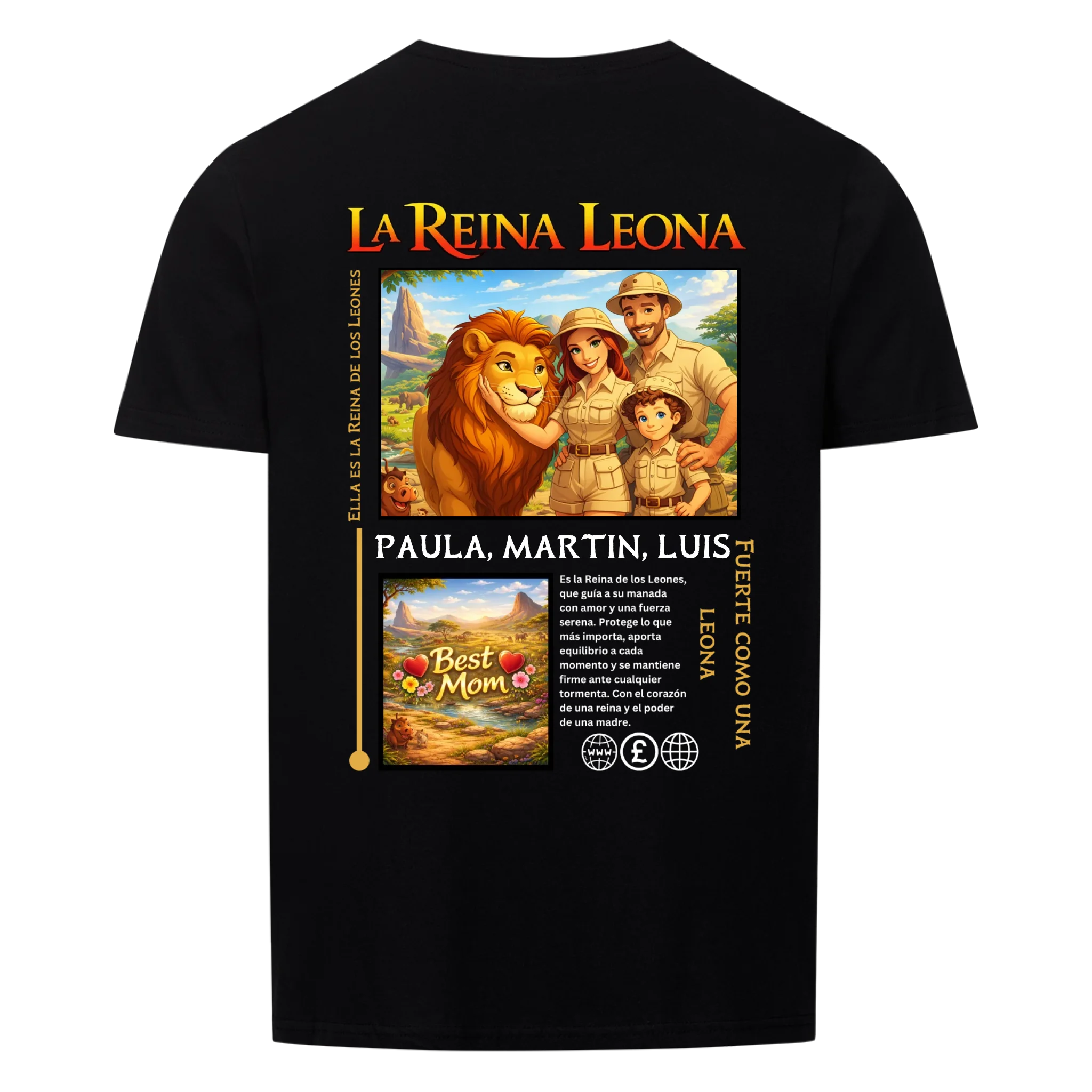 LA REINA LEONA - personalizable