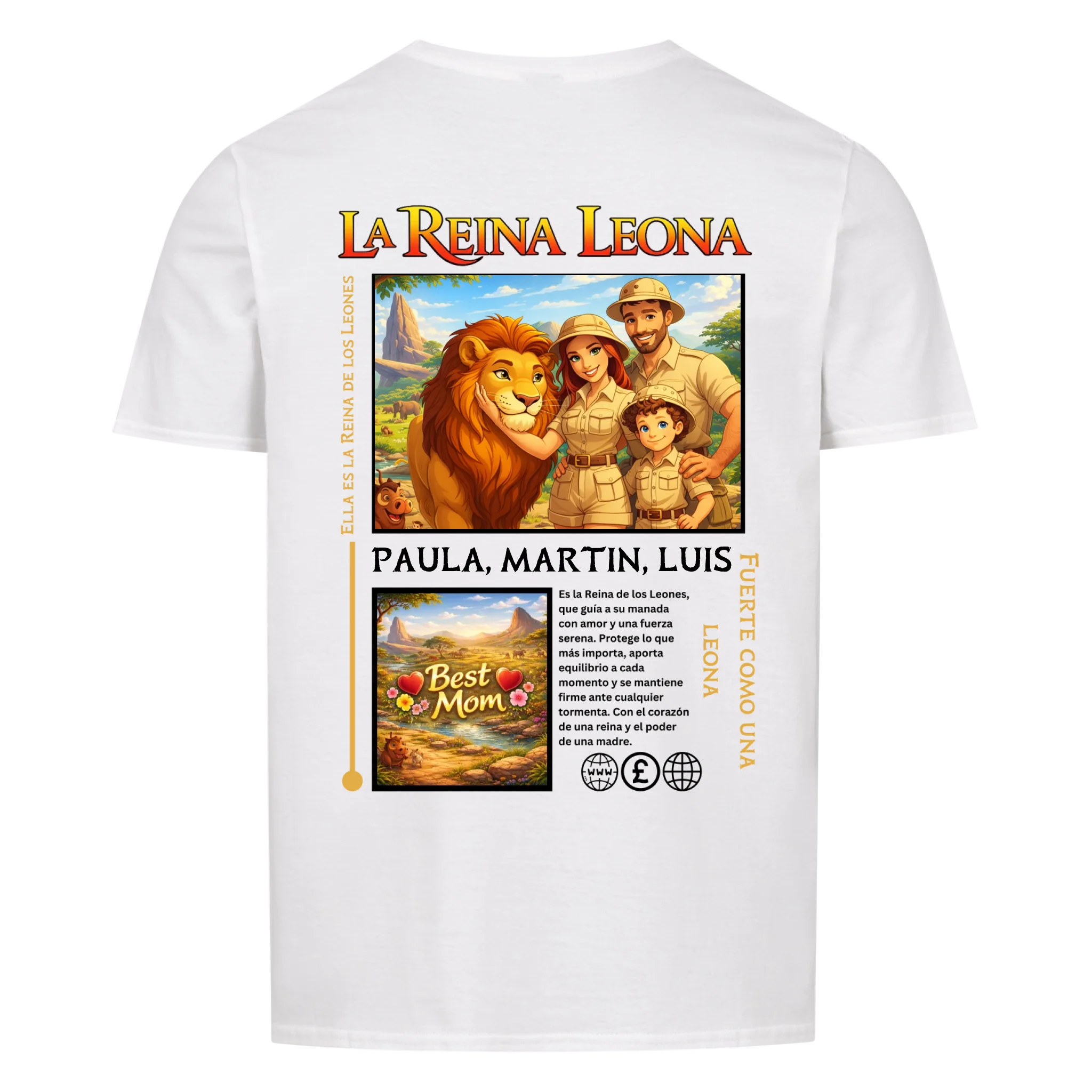 LA REINA LEONA - personalizable