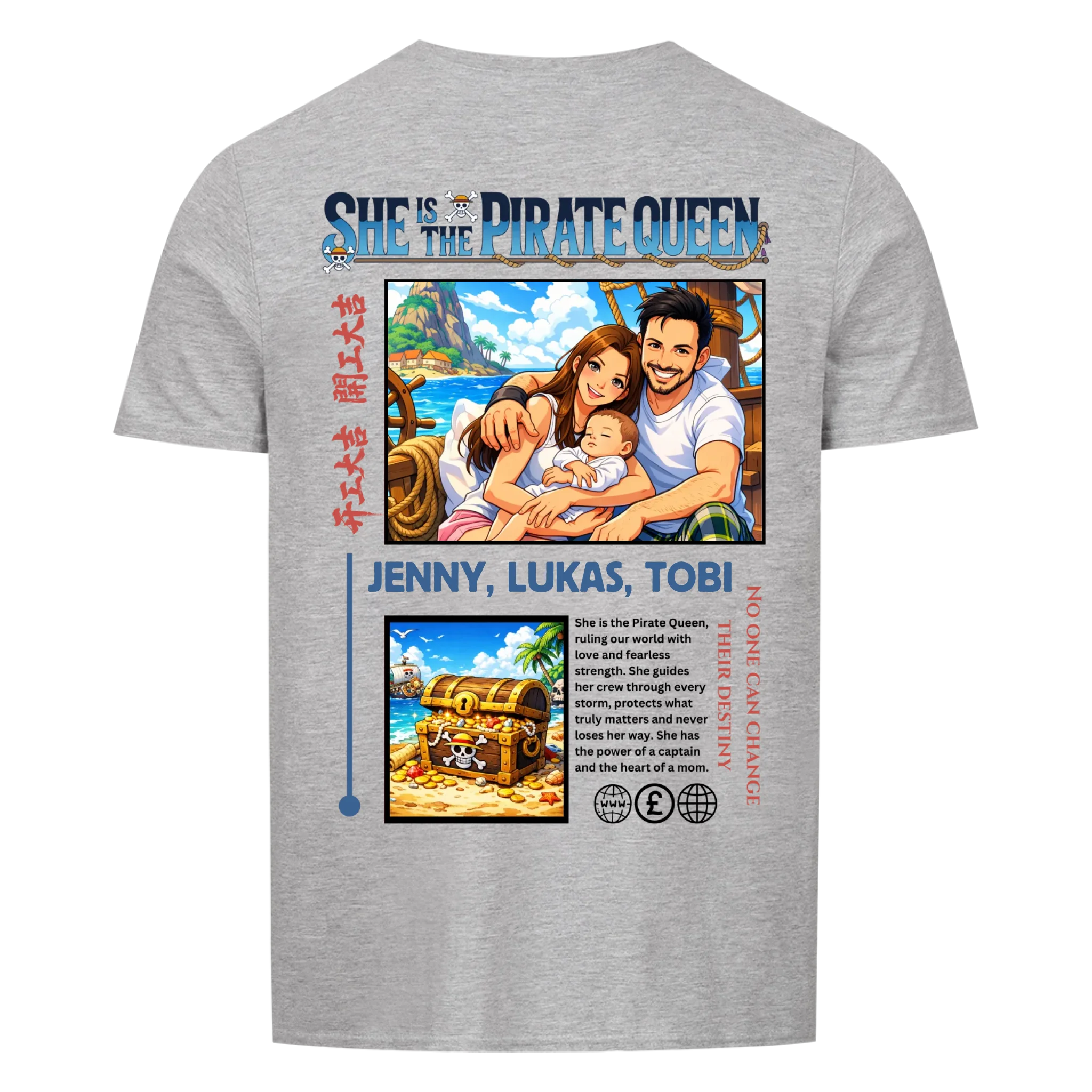 PIRATE QUEEN - personalisierbar