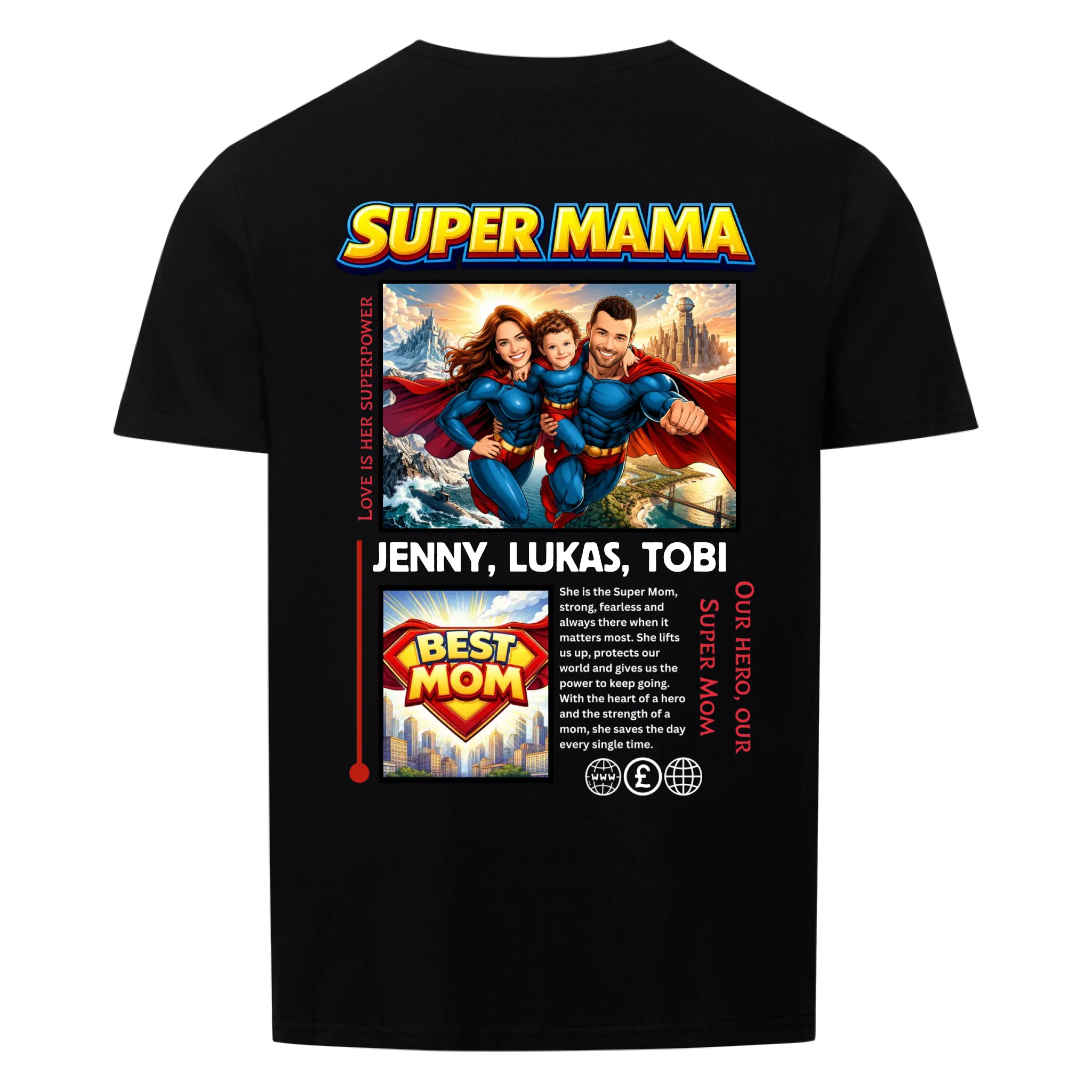 SUPER MAMA - personalisierbar