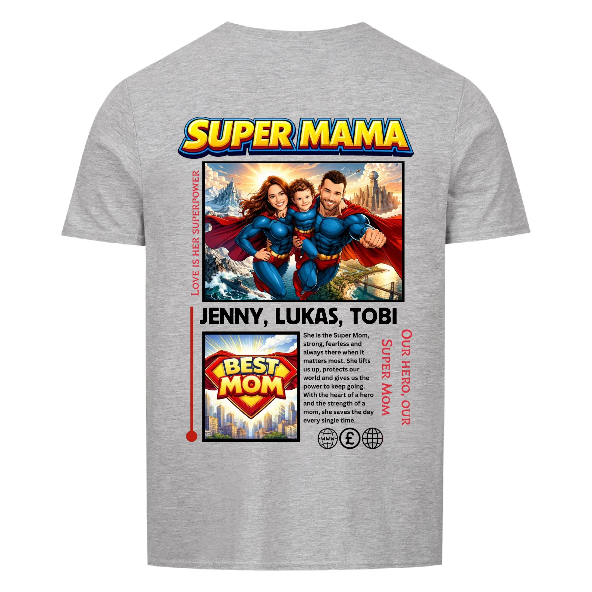 SUPER MAMA - personalisierbar