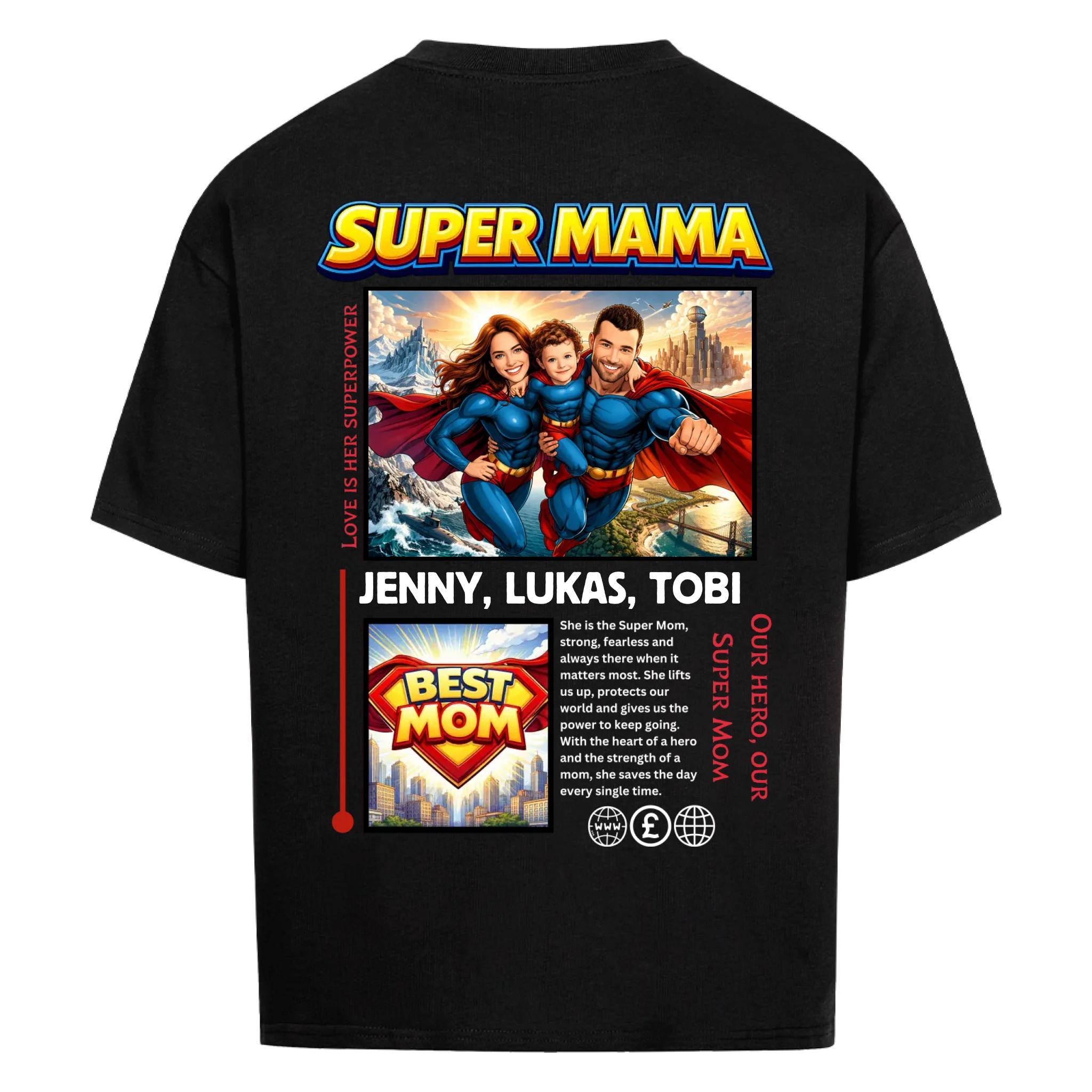 SUPER MAMA - personalisierbar