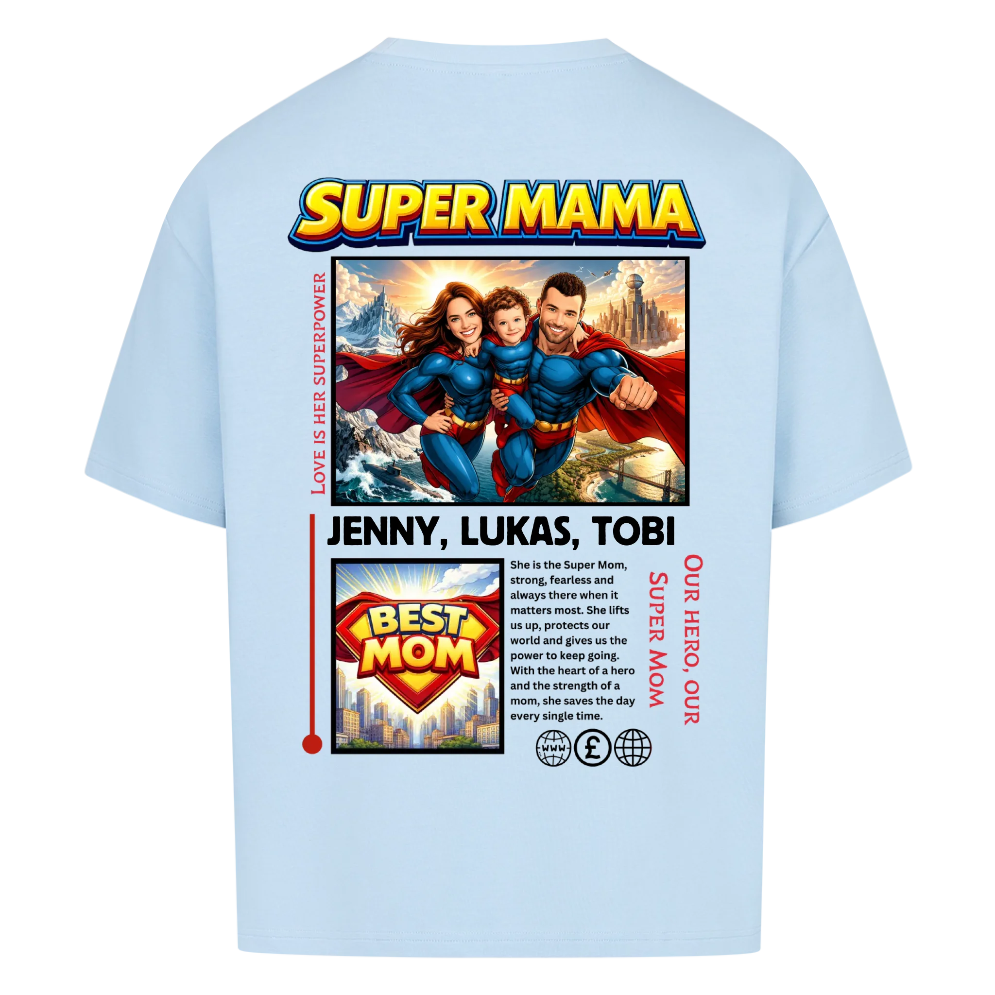 SUPER MAMA - personalisierbar