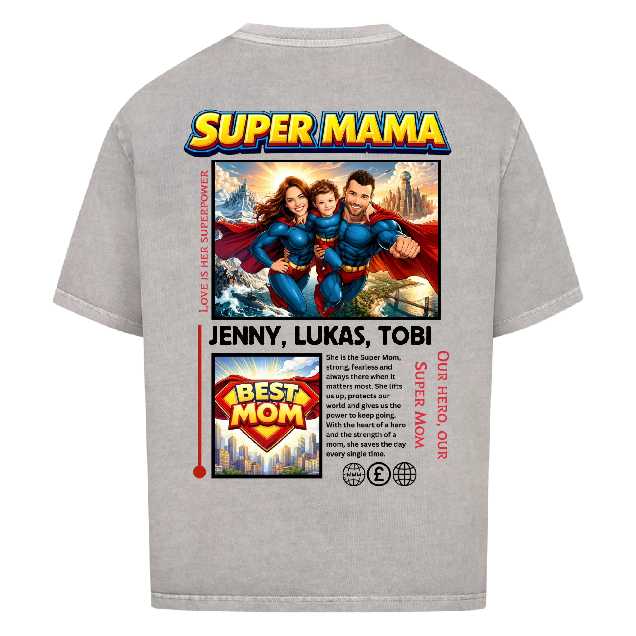 SUPER MAMA - personalisierbar