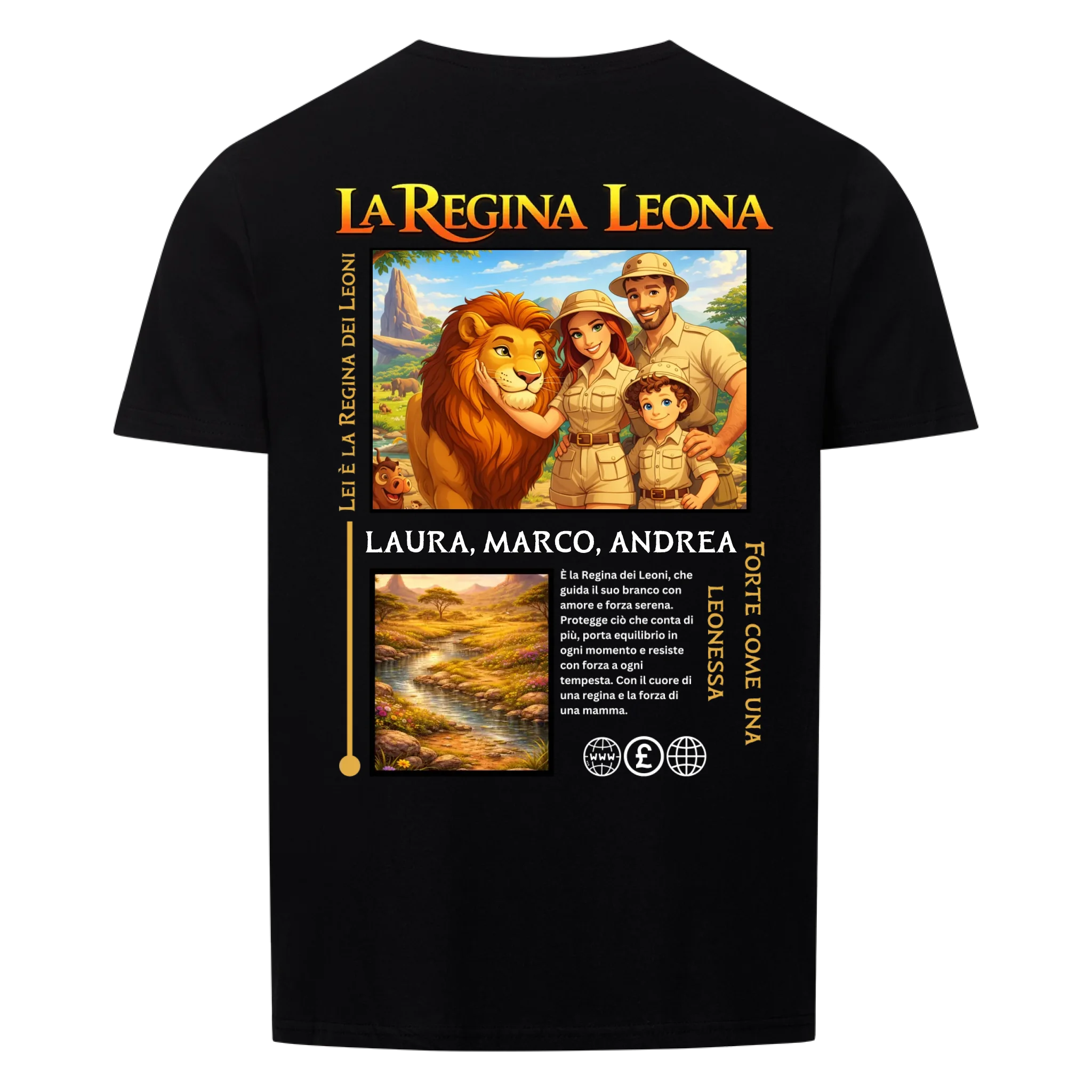 LA REGINA LEONA - Personalizzabile