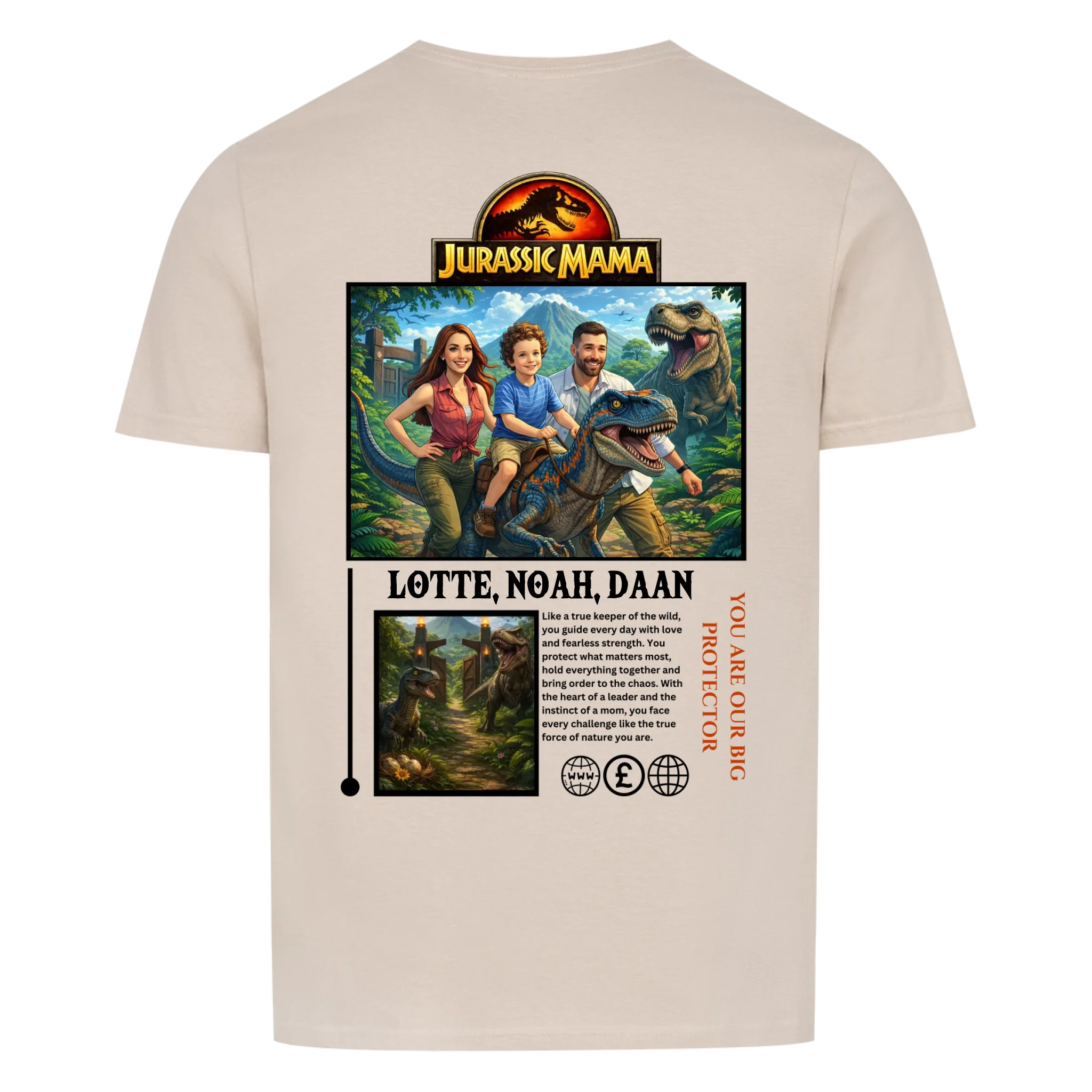 JURASSIC MAMA - op maat gemaakt