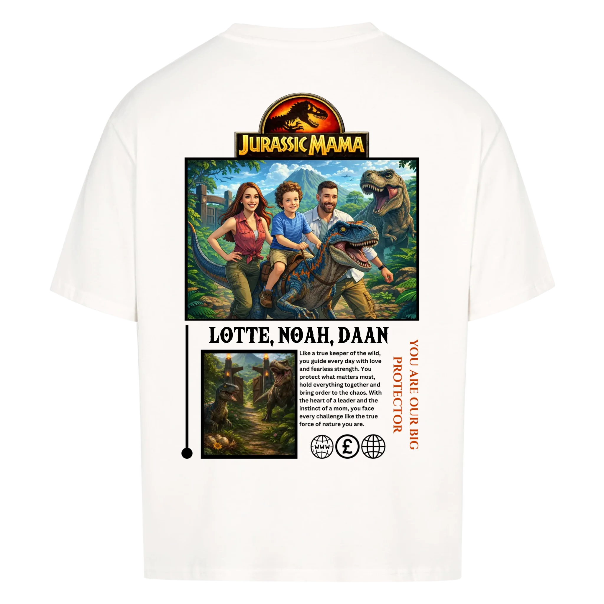 JURASSIC MAMA - op maat gemaakt