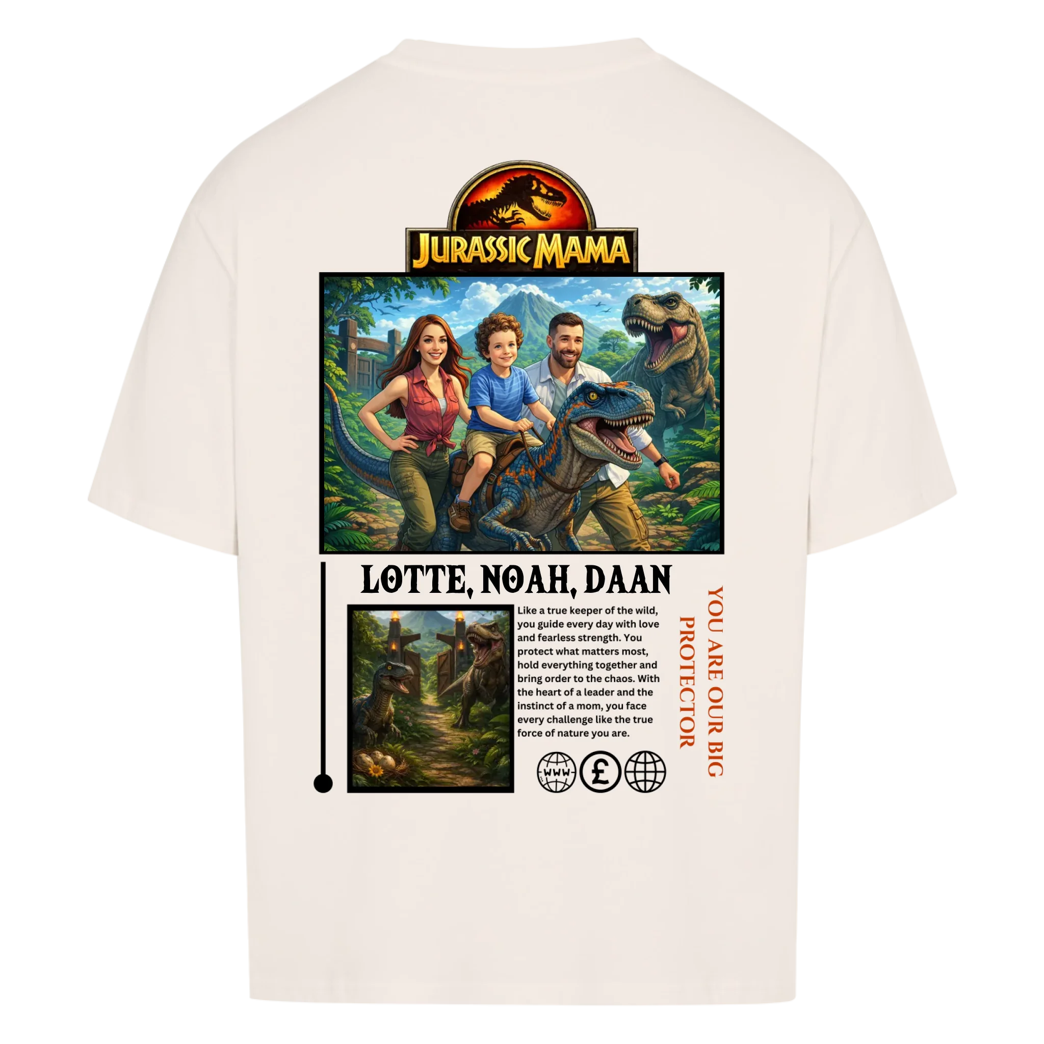 JURASSIC MAMA - op maat gemaakt