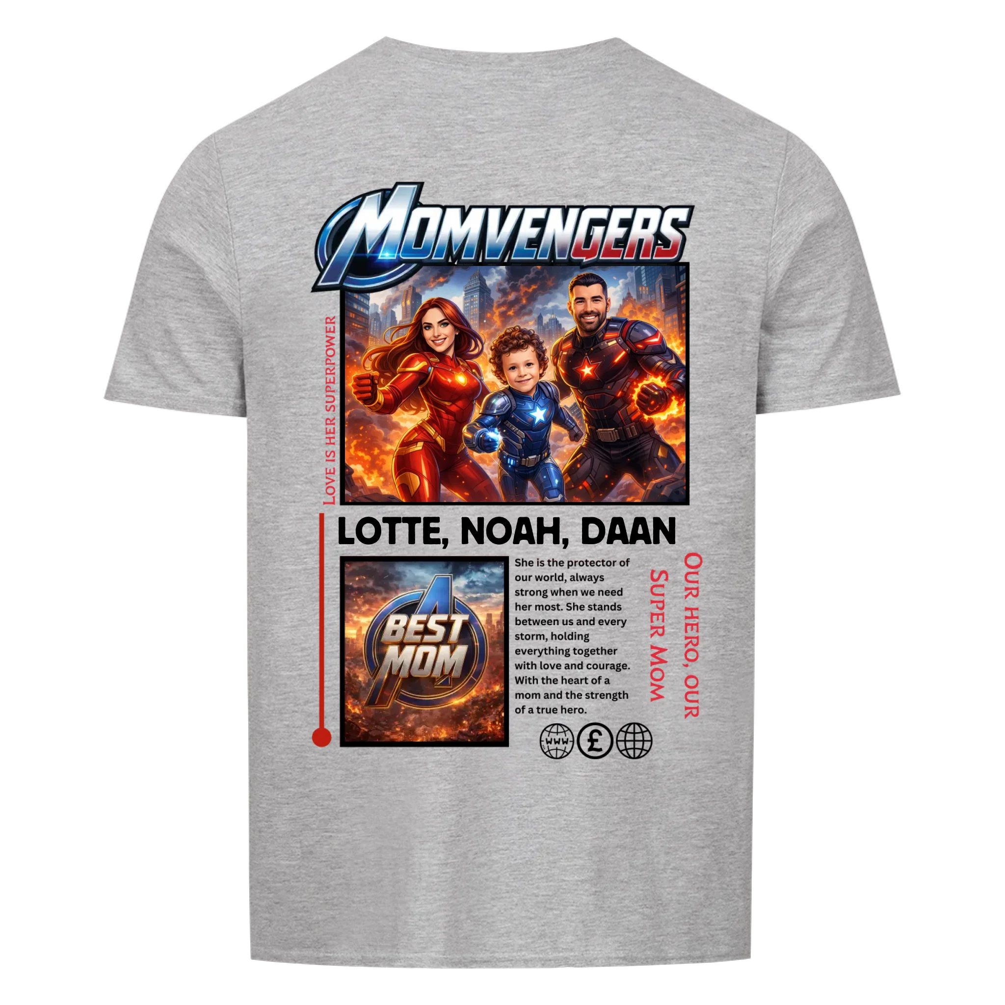 MOMVENGERS - op maat gemaakt